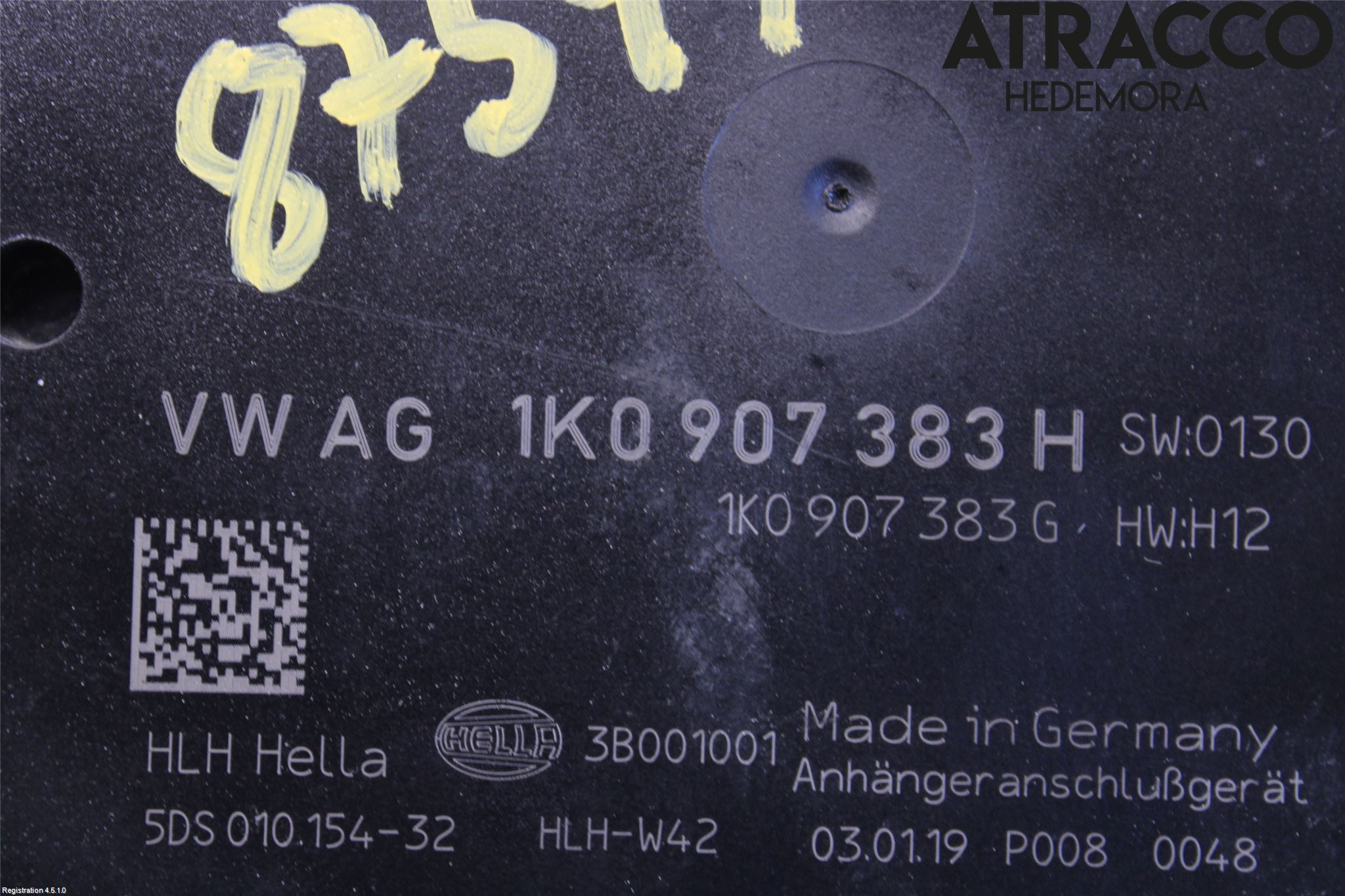 Volkswagen VW CADDY 16-20 Styrenhet Dragkrok