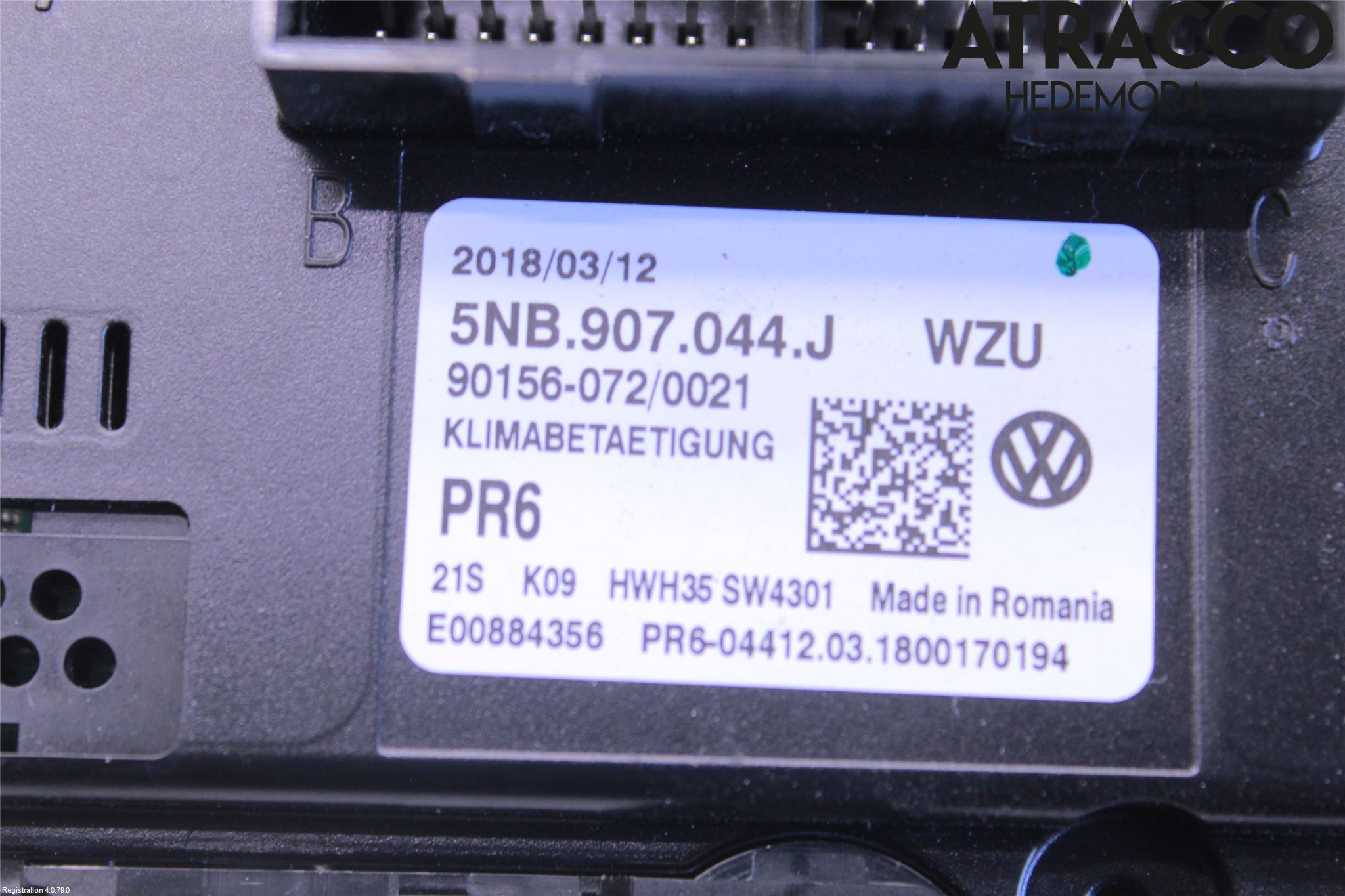 Volkswagen VW TIGUAN 16-24 Ac Styrenhet Ac Manöveren