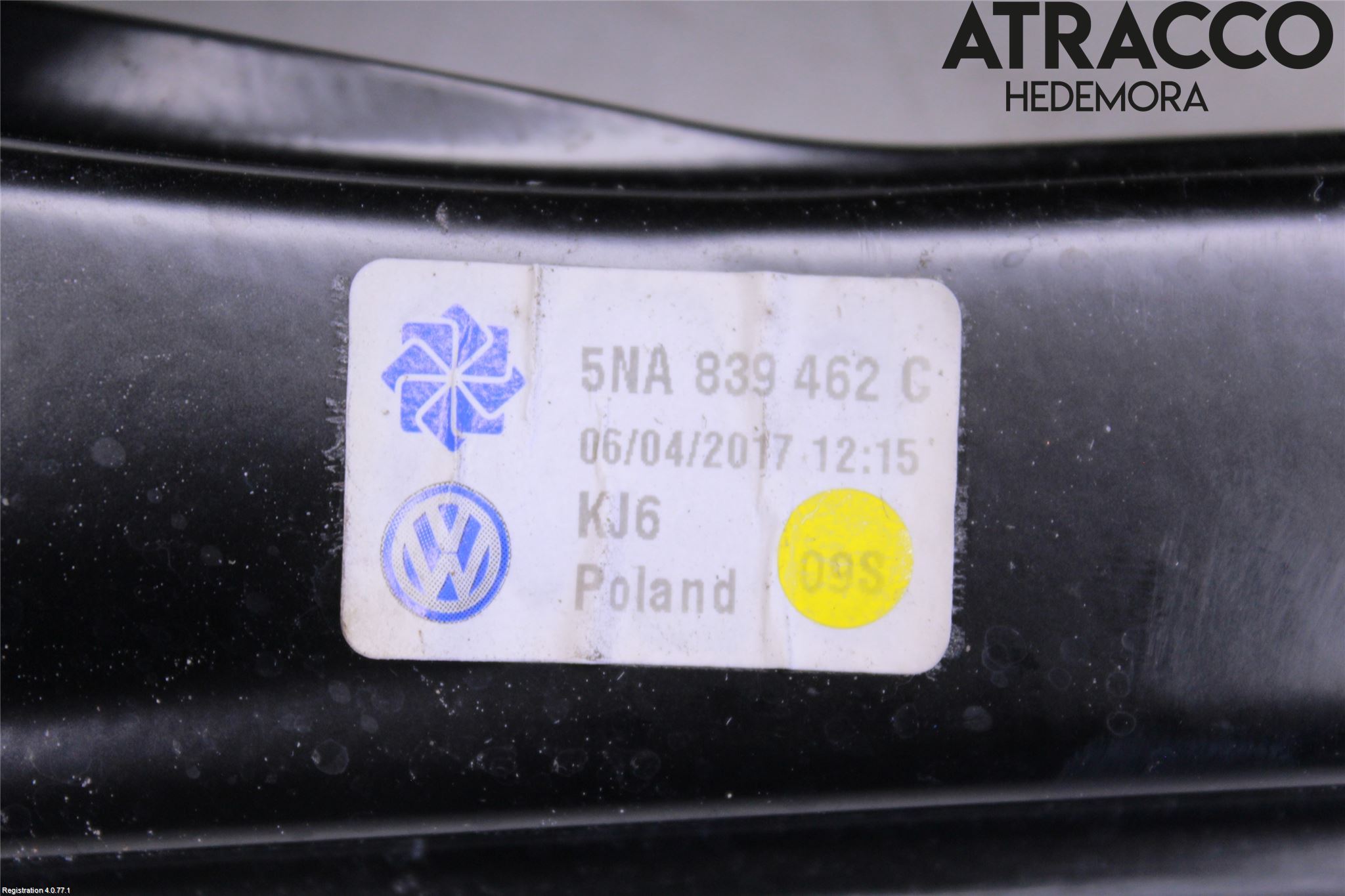 Volkswagen VW TIGUAN 16-24 Fönsterhiss El Kompl