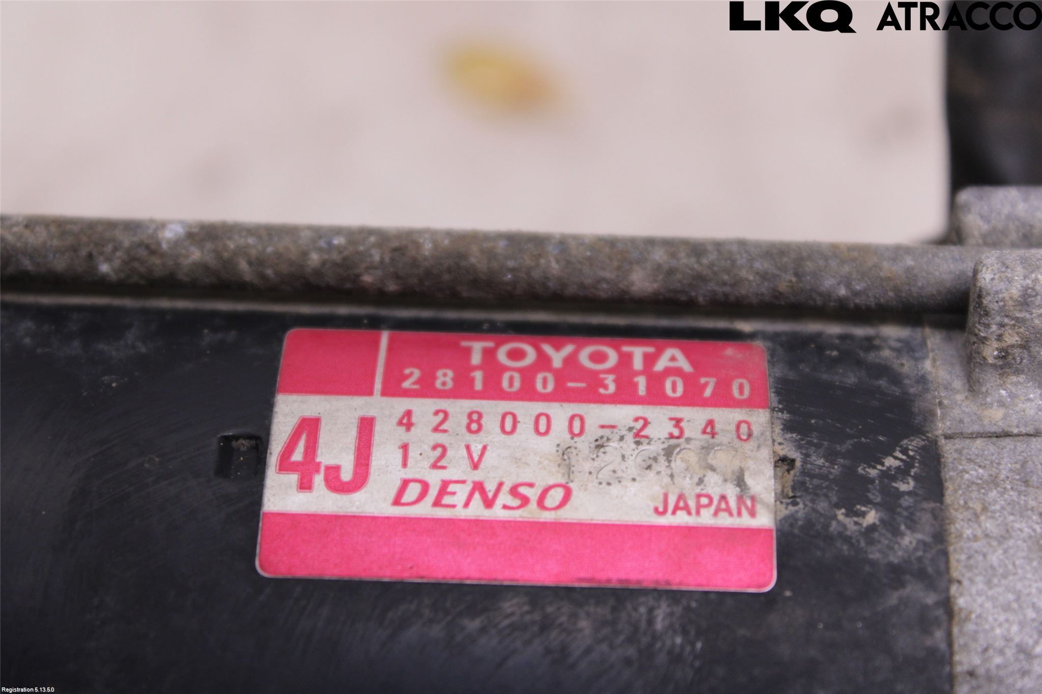 Lexus IS 220d/250/350 06-13 Startmotor