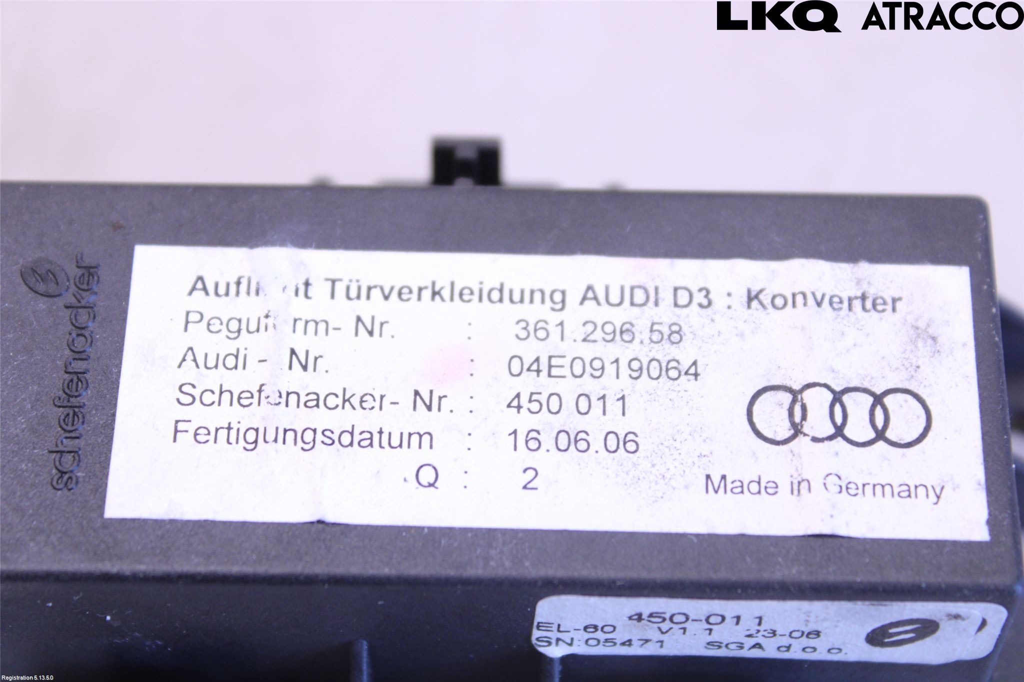 Audi A6/S6     05-11 Styrenhet Dörr
