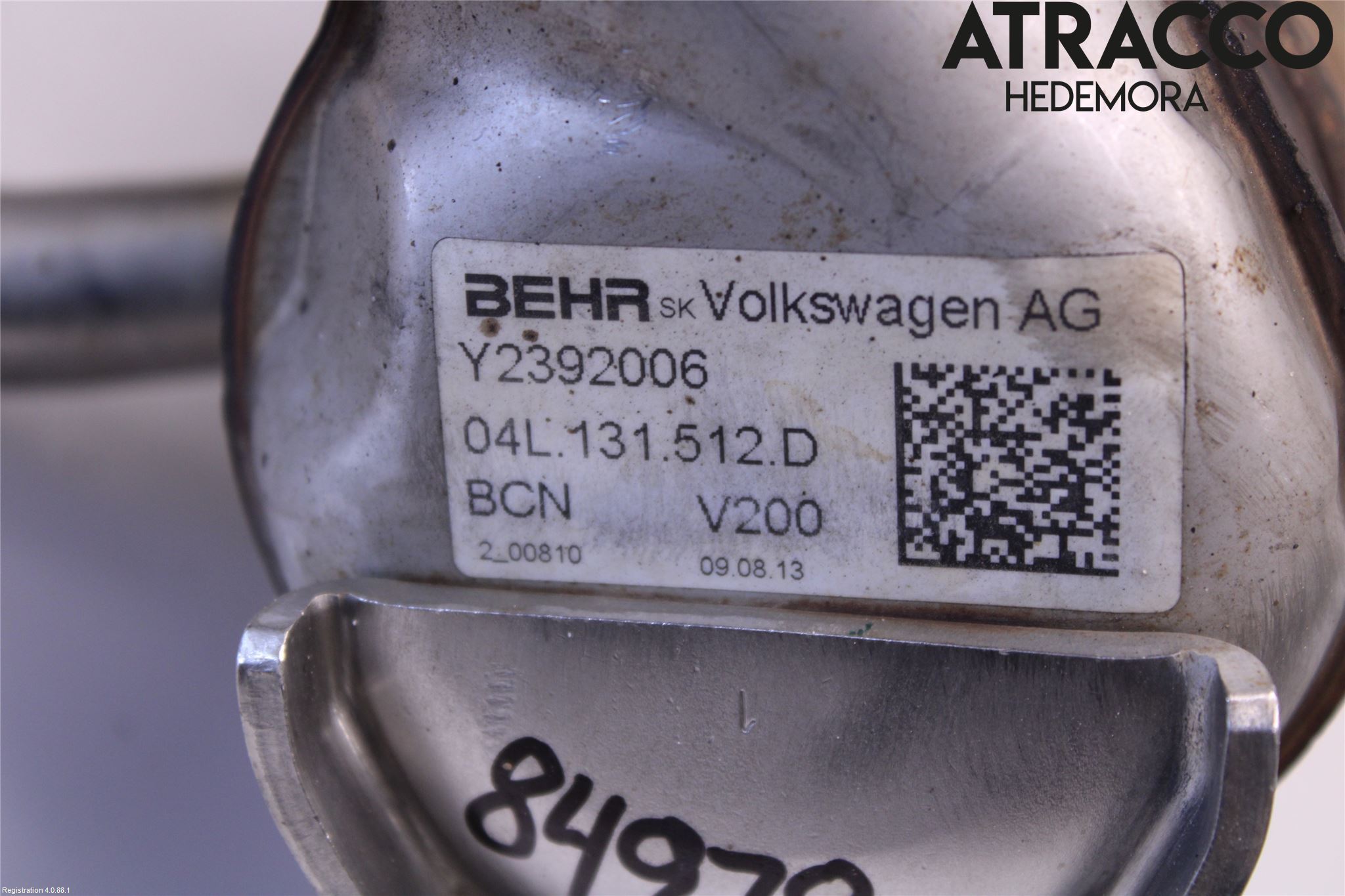 Volkswagen VW GOLF / E-GOLF VII 13-20 Avgaskylare