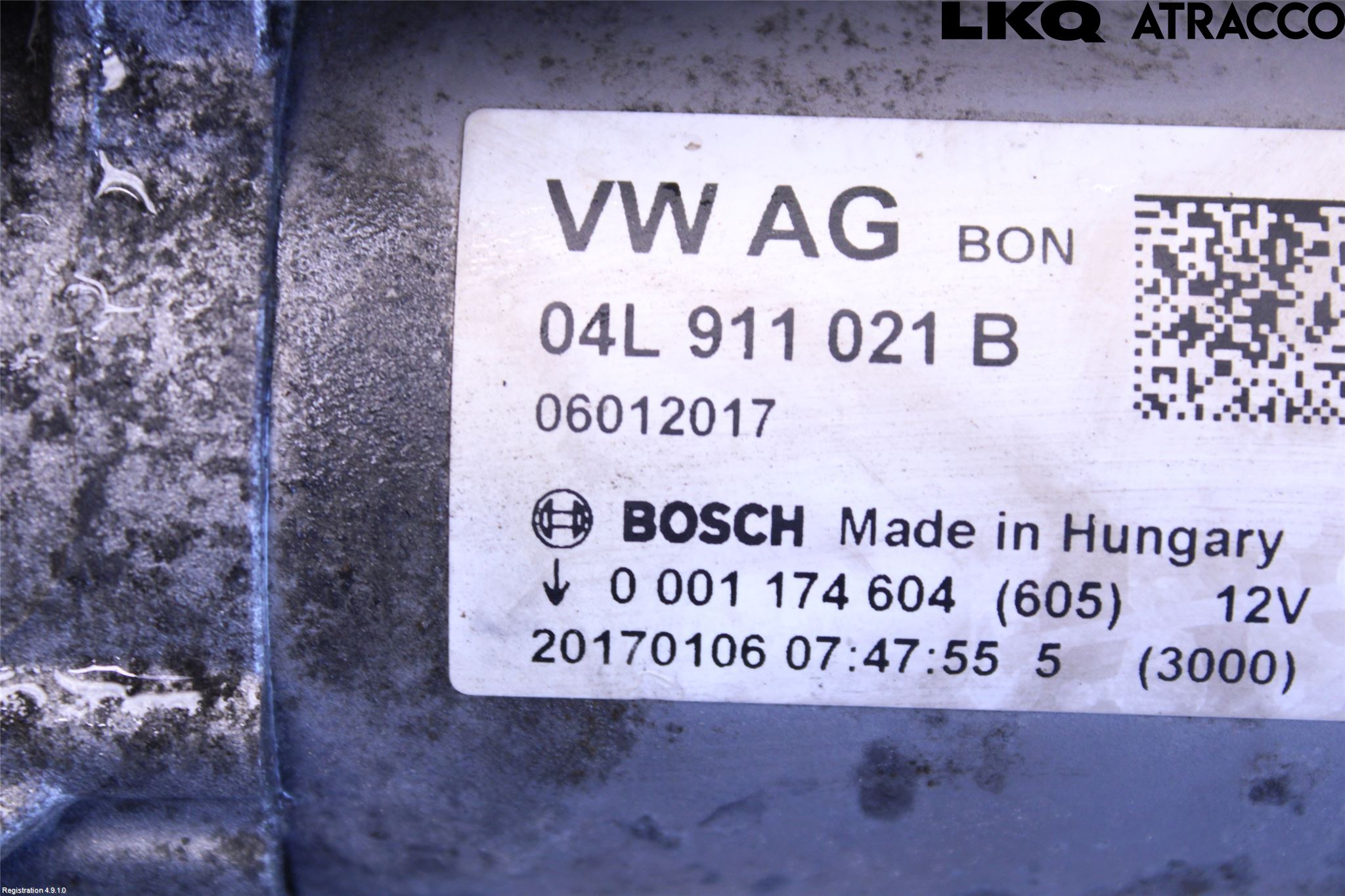 Audi A4/S4 B9 16-19 Startmotor Diesel