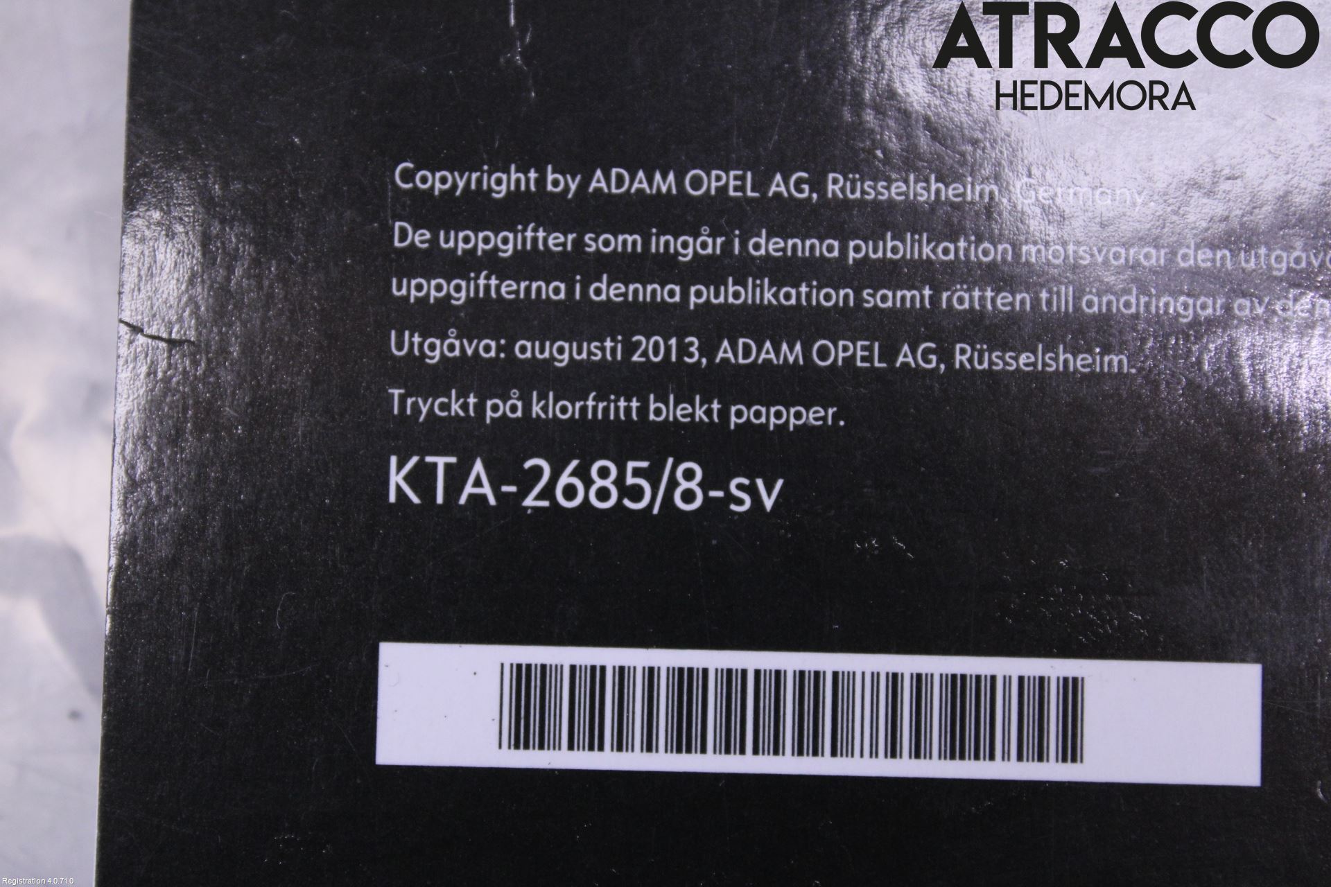 Opel ASTRA J 10-15 Instruktionsbok