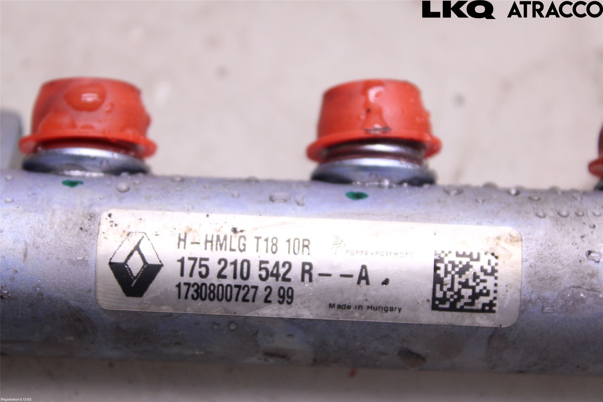 Opel VIVARO 15-19 Inj. Fuelrail
