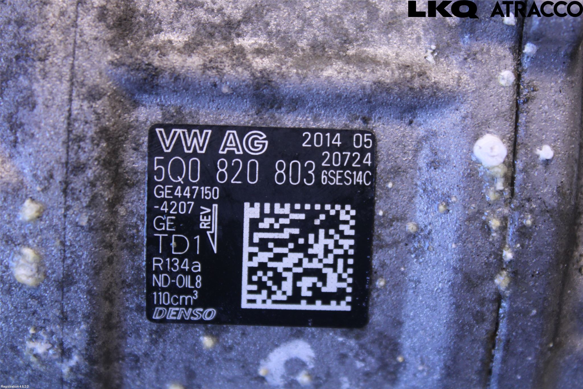 Volkswagen VW GOLF / E-GOLF VII 13-20 Ac Kompressor