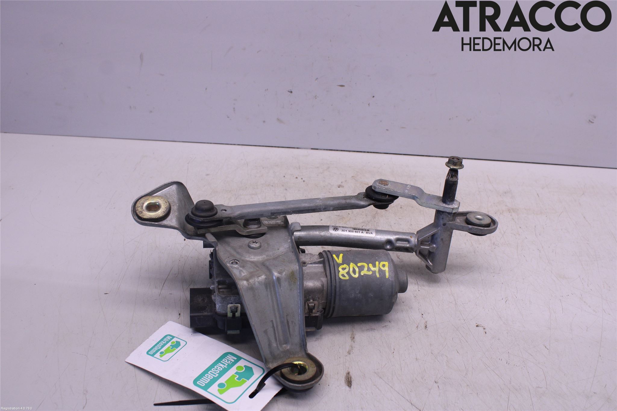 Volkswagen VW PHAETON Torkarmotor Vindruta