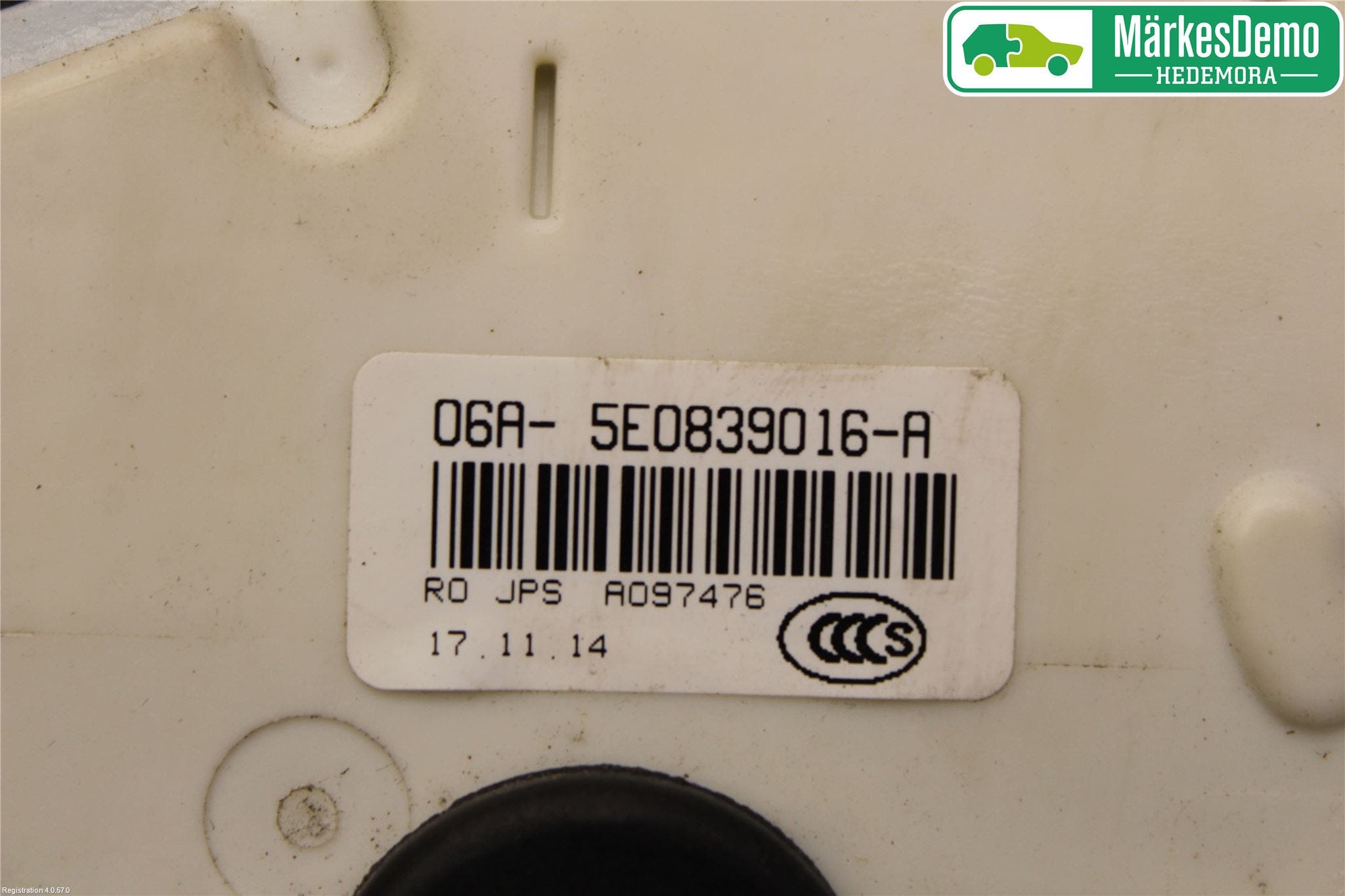 Skoda FABIA 15-21 Låskista-Dörrlås