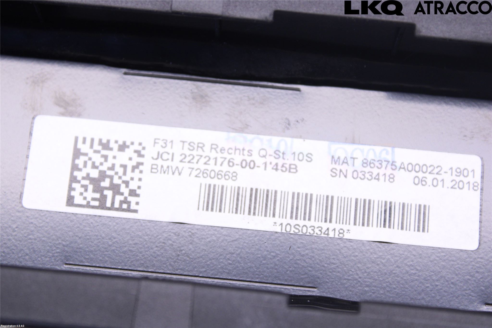BMW 3 F30/F31/F80 12-19 Insynskydd