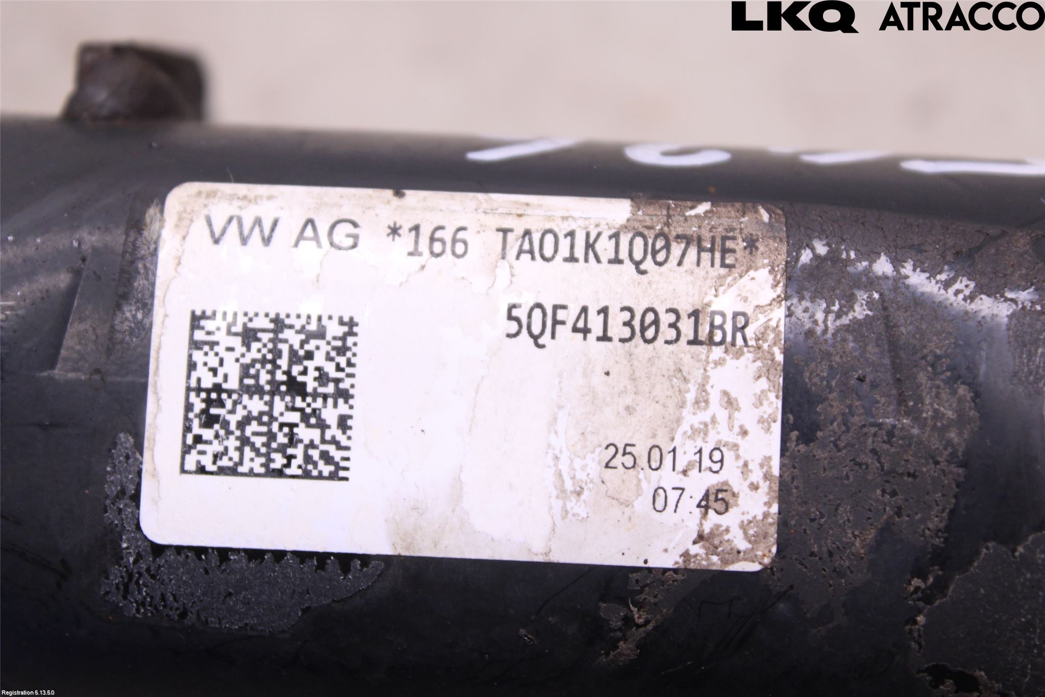 Volkswagen VW TIGUAN 16-24 Fjäderben Fram Vänster