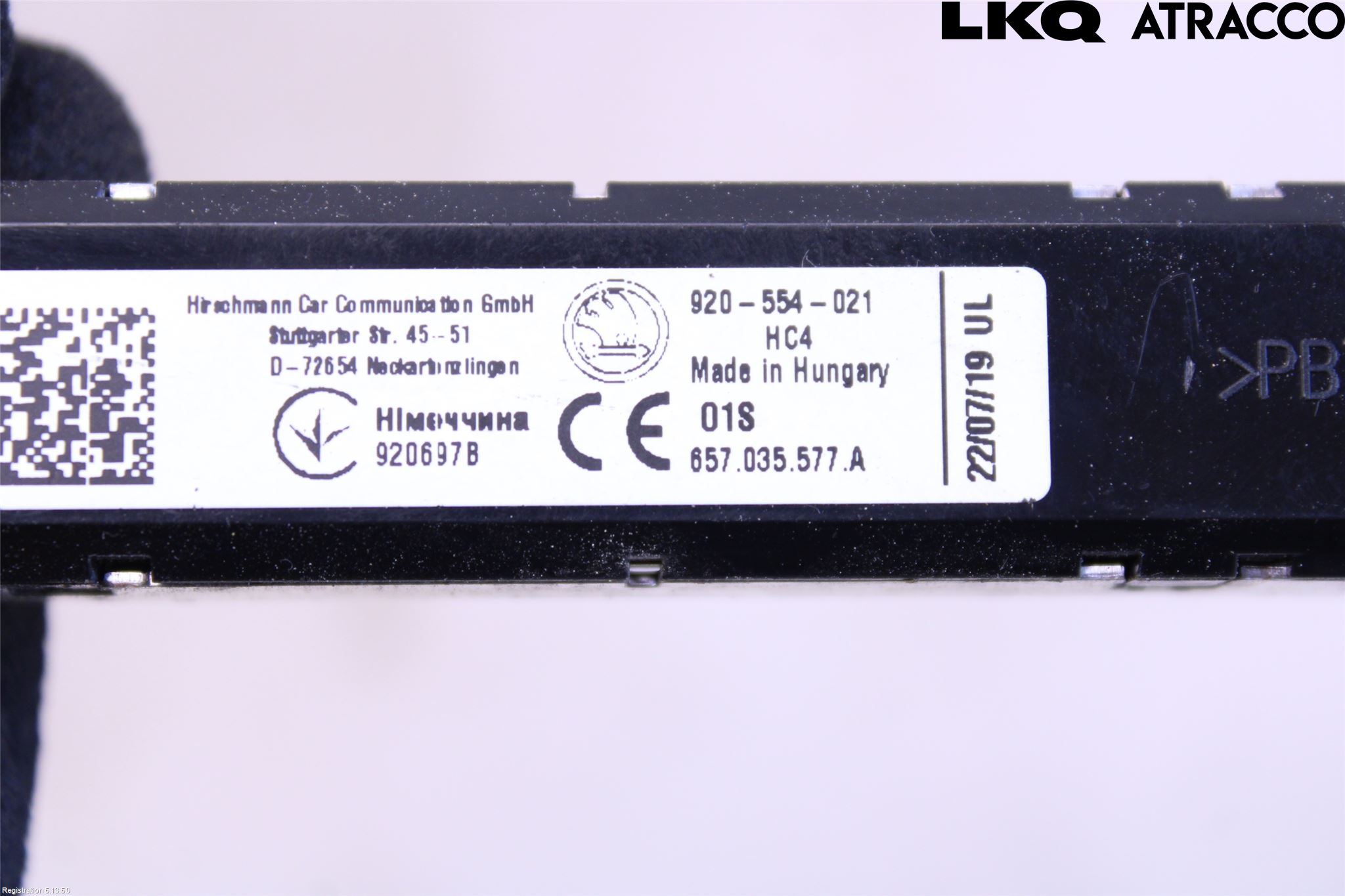 Skoda SCALA 19- Antennförstärkare