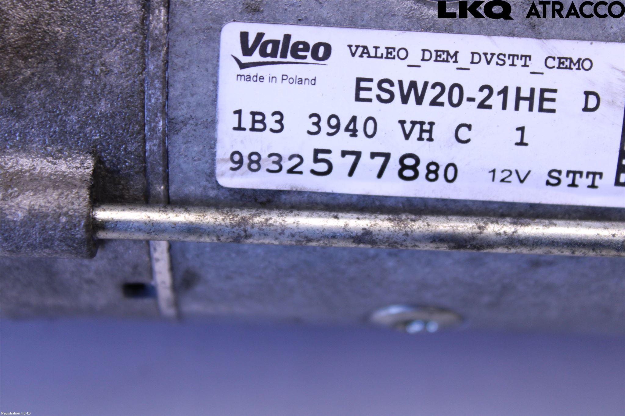 Opel COMBO E 19- Startmotor Diesel