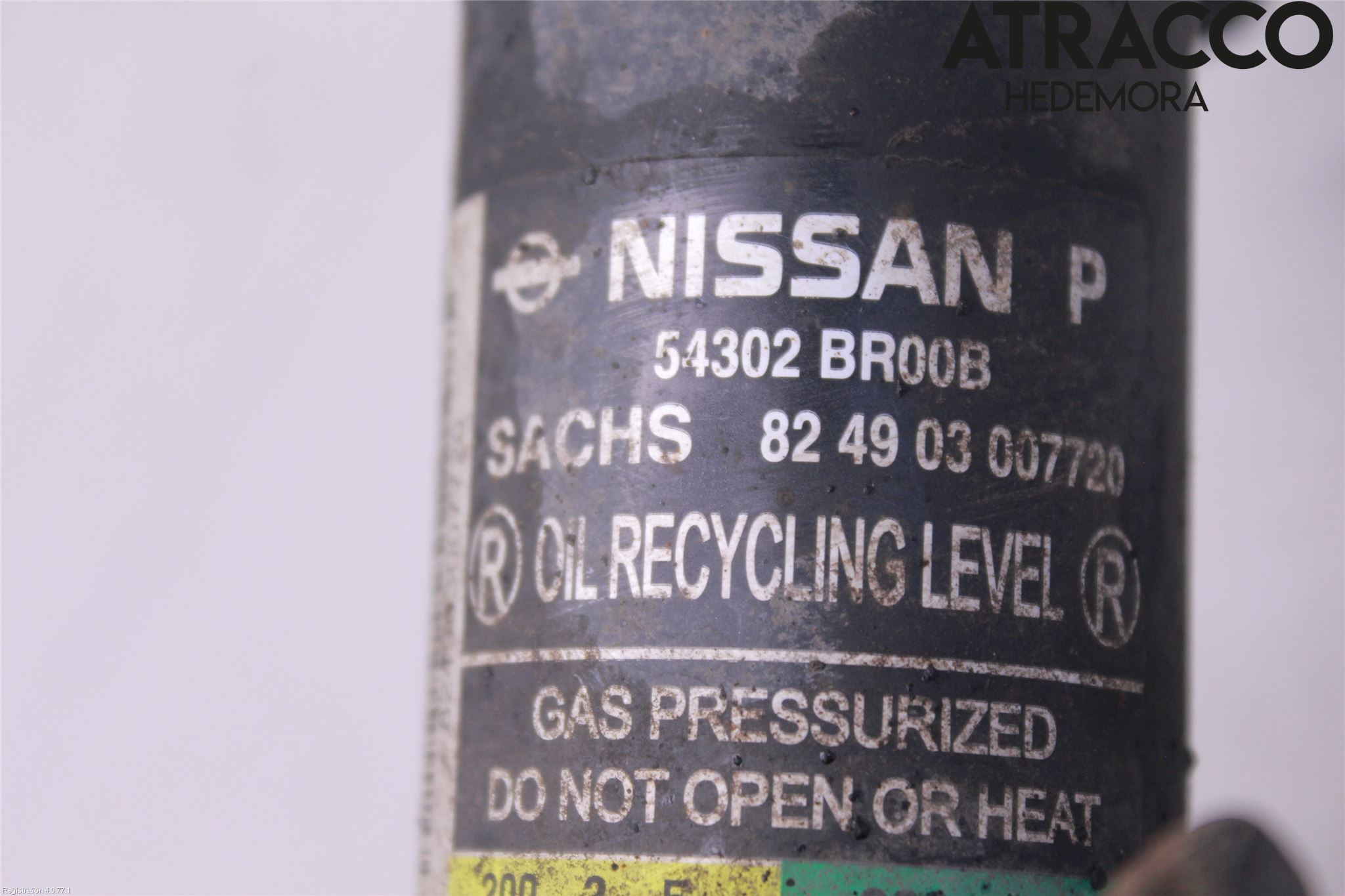 Nissan QASHQAI 10-14 Fjäderben Fram Höger