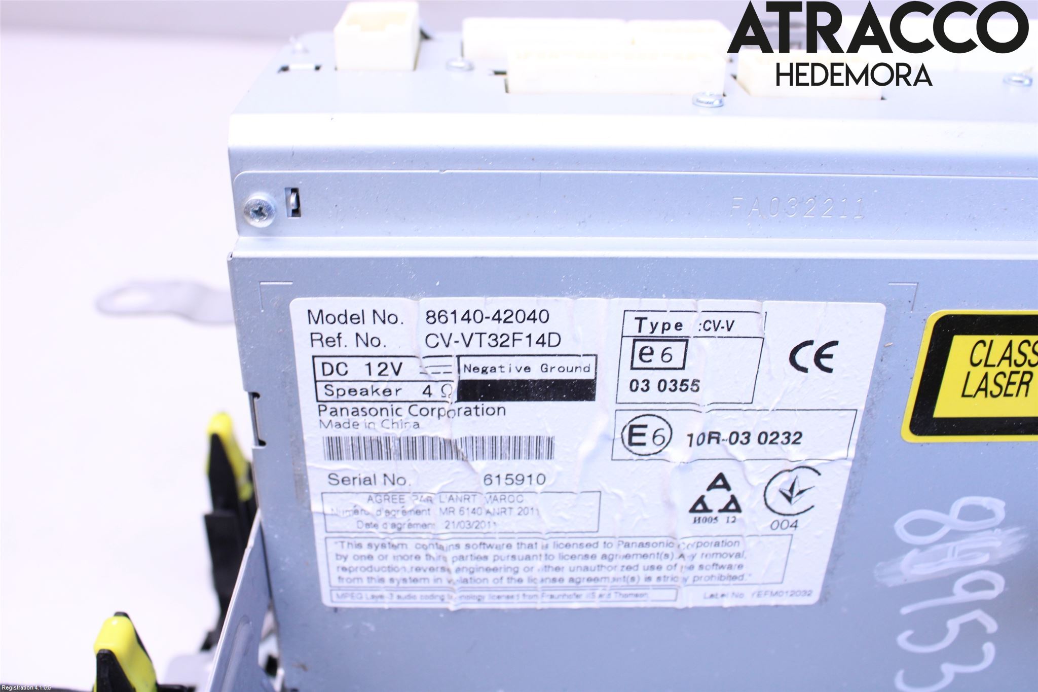 Toyota RAV4 13-18 Cd Radio - Multimediapanel