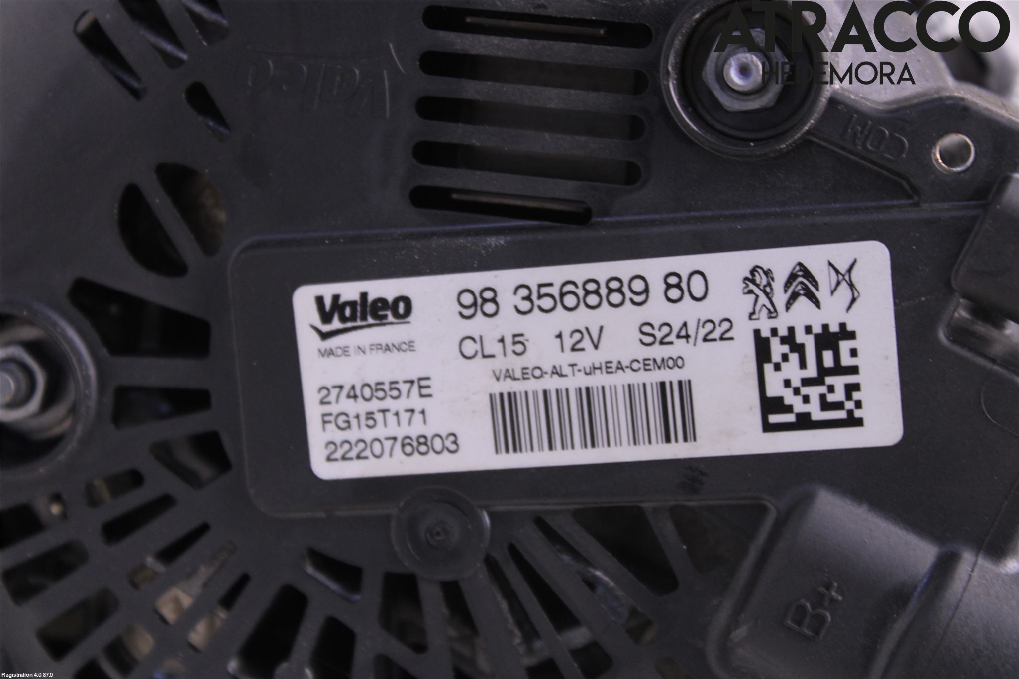 Peugeot 2008/E-2008 20- Generator