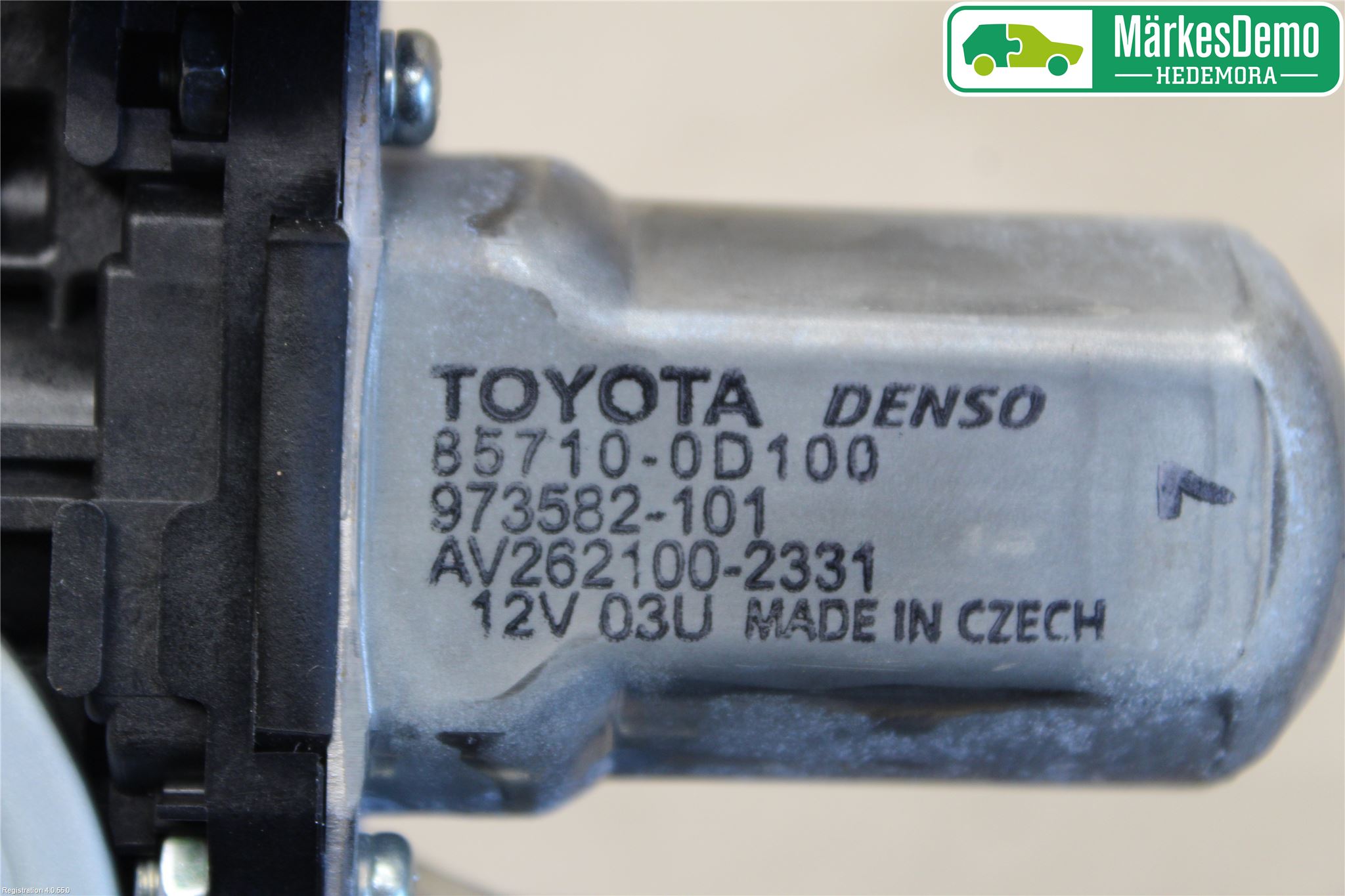 Toyota YARIS XP130 15-20 Fönsterhiss El Kompl