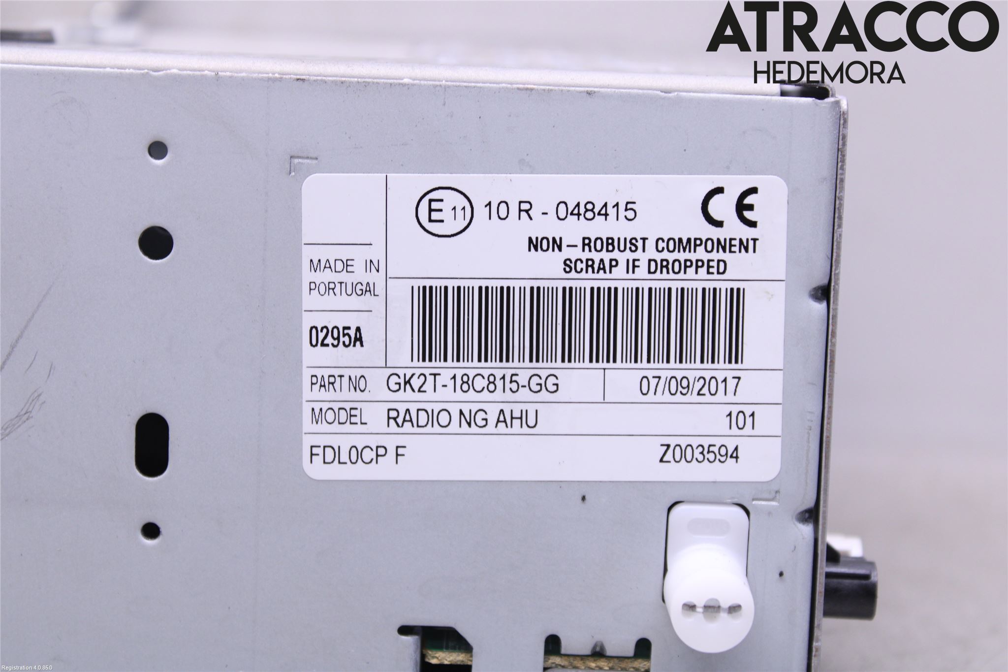 Ford TRANSIT/TOURNEO CUSTOM 13-24 Cd Radio - Multimediapanel