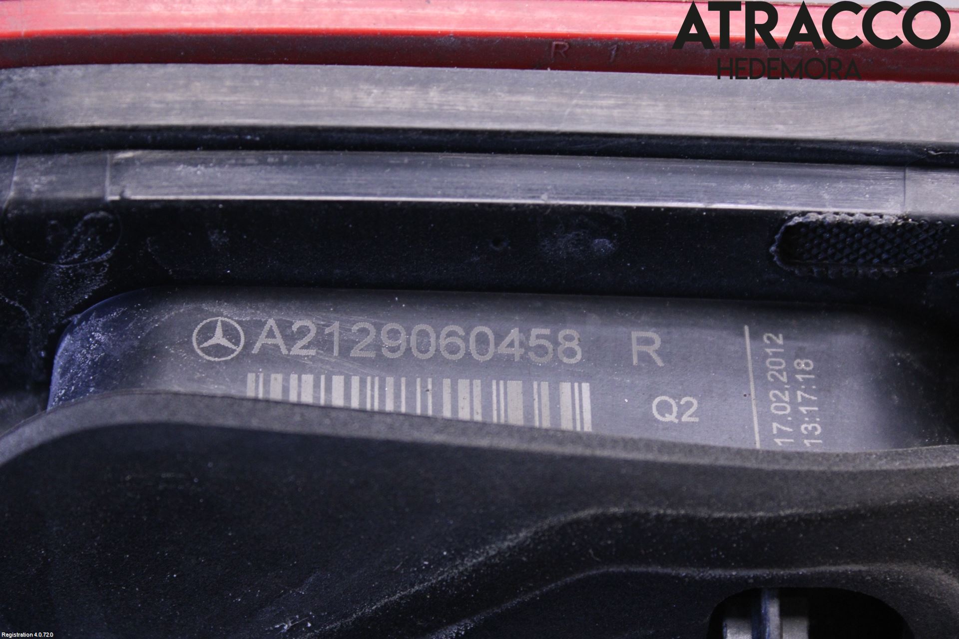 Mercedes-Benz MB E-KLASS (W212) 09-16 Bakljus Lucka Hö