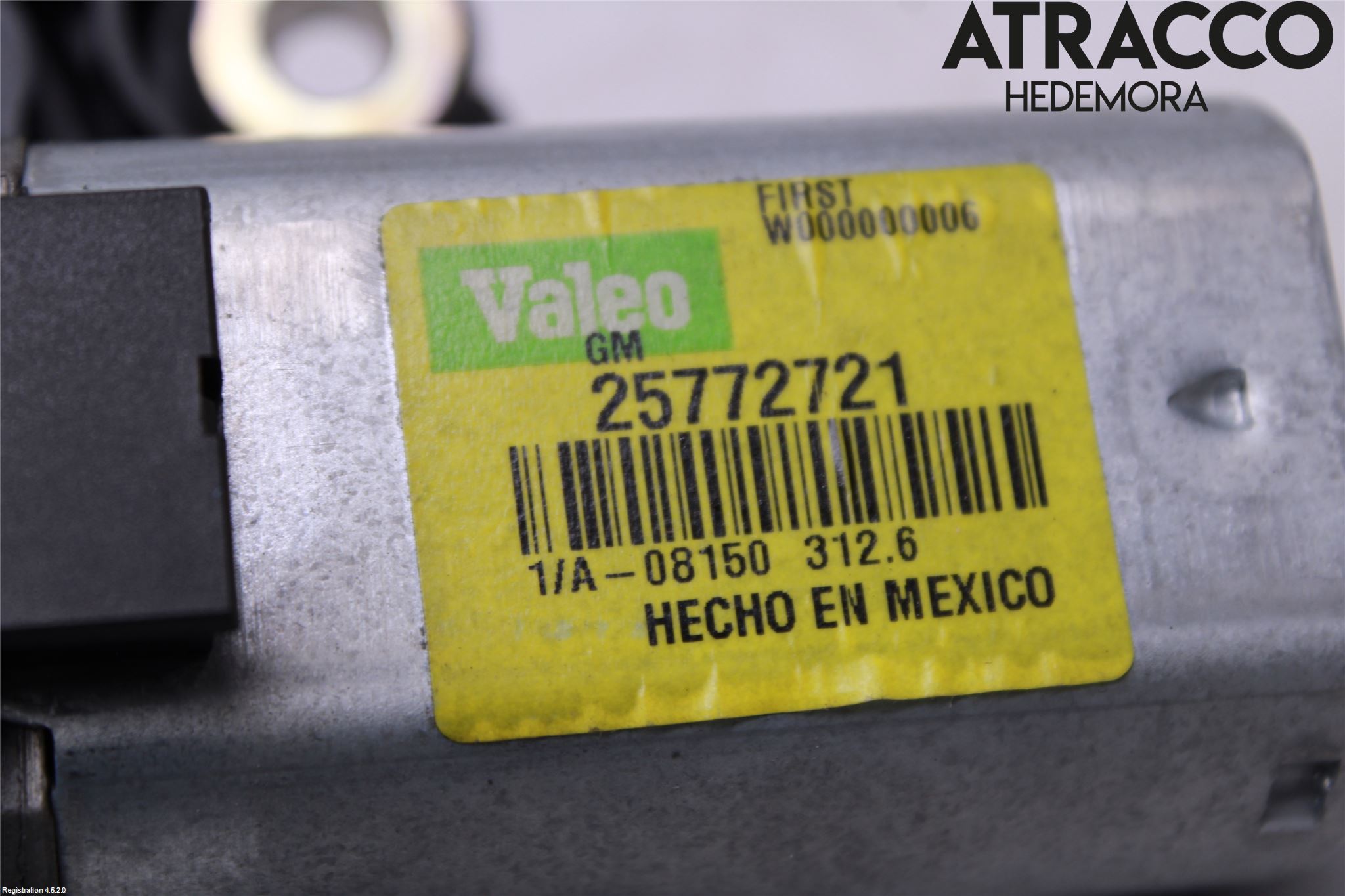 Cadillac SRX Torkarmotor Baklucka