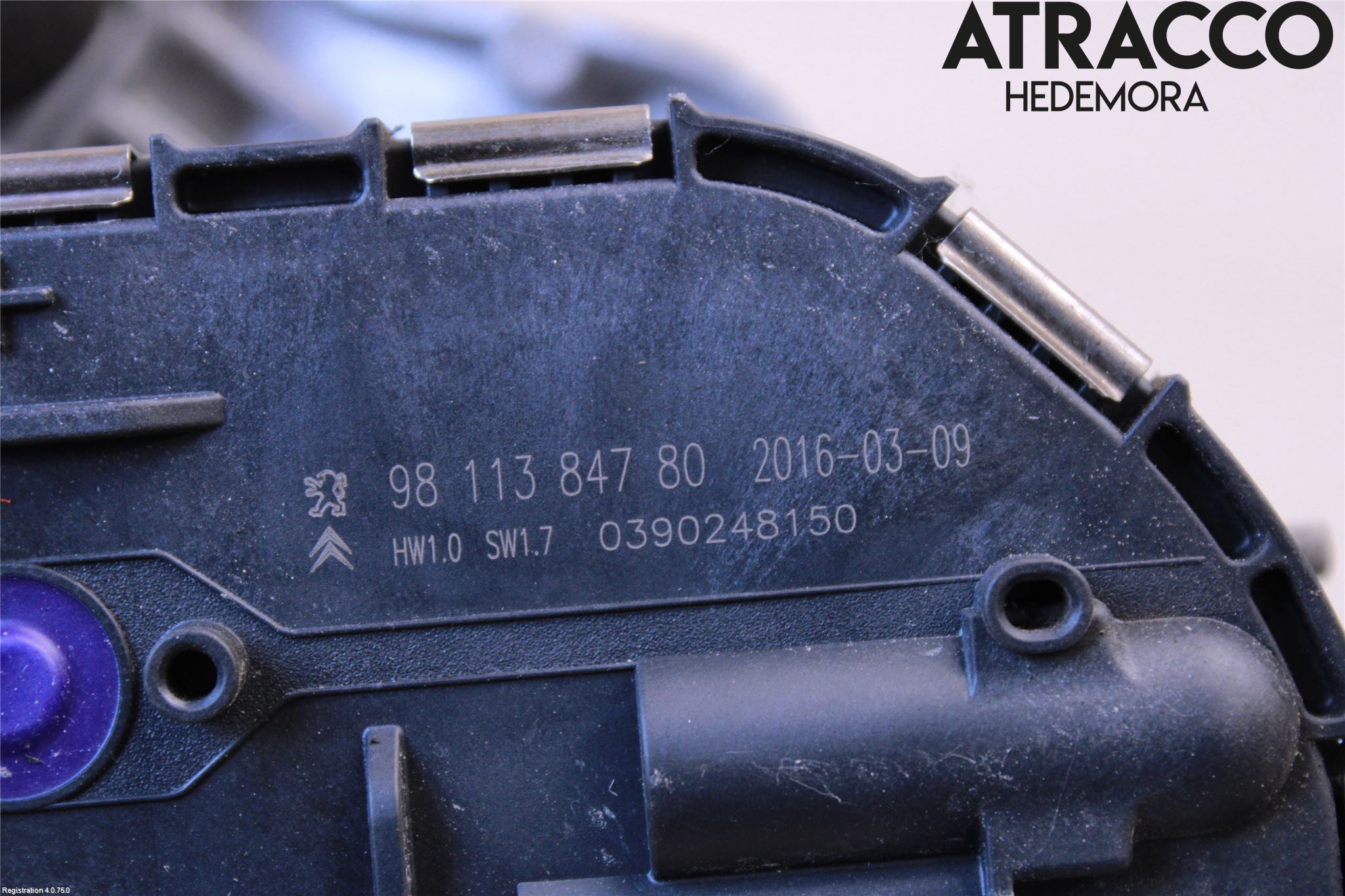 Citroen C4 GRAND PICASSO 14-18 Torkarmotor Vindruta