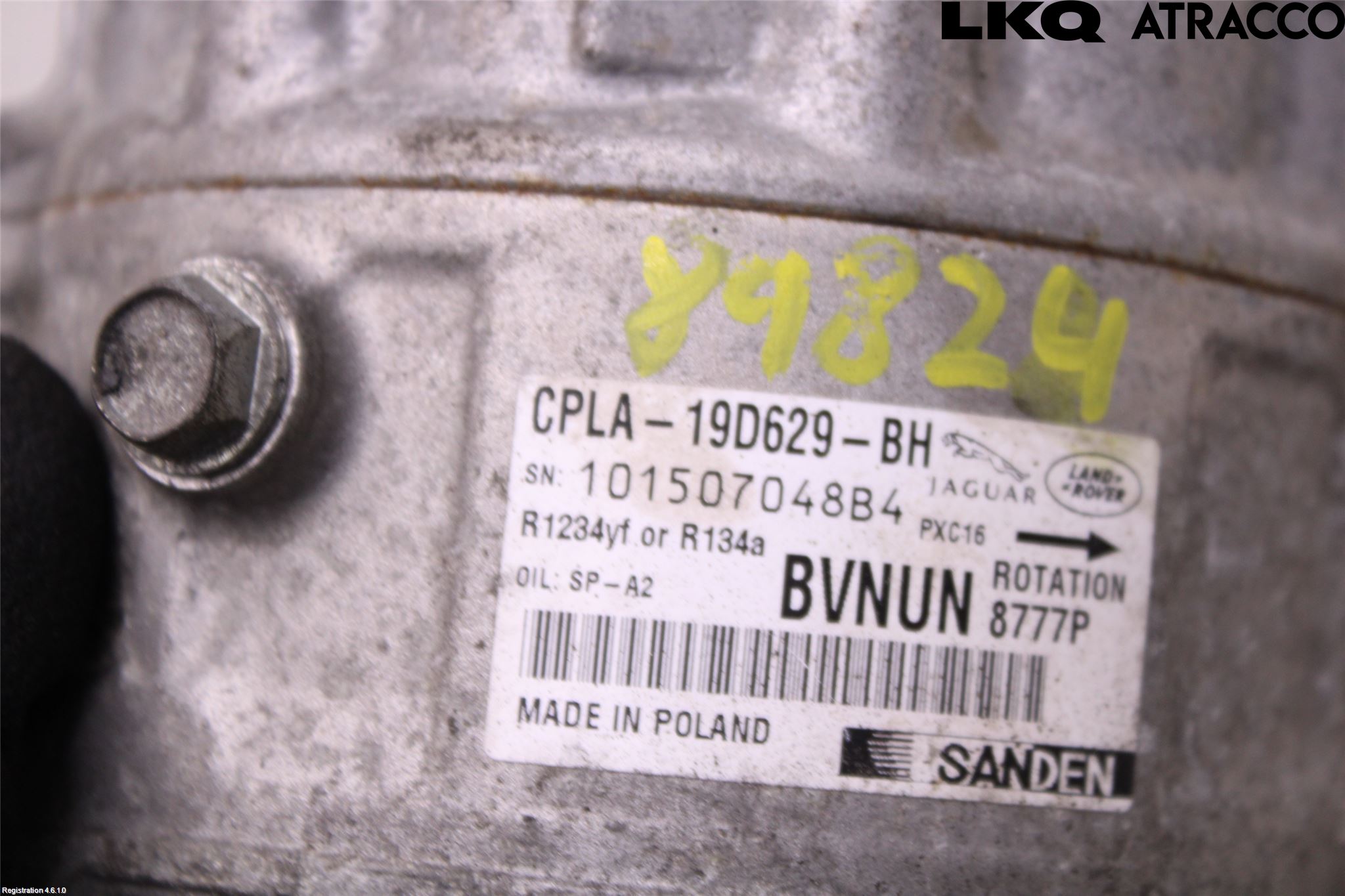 Landrover RANGE ROVER VELAR (L560) 17- Ac Kompressor