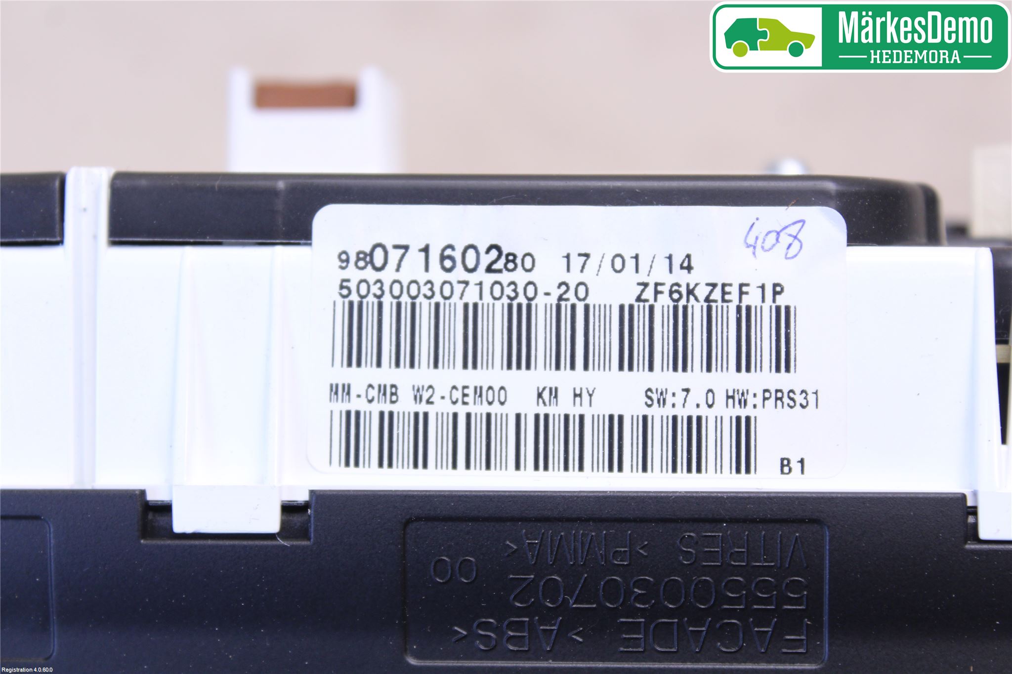 Peugeot 508 11-18 Instrument Komb