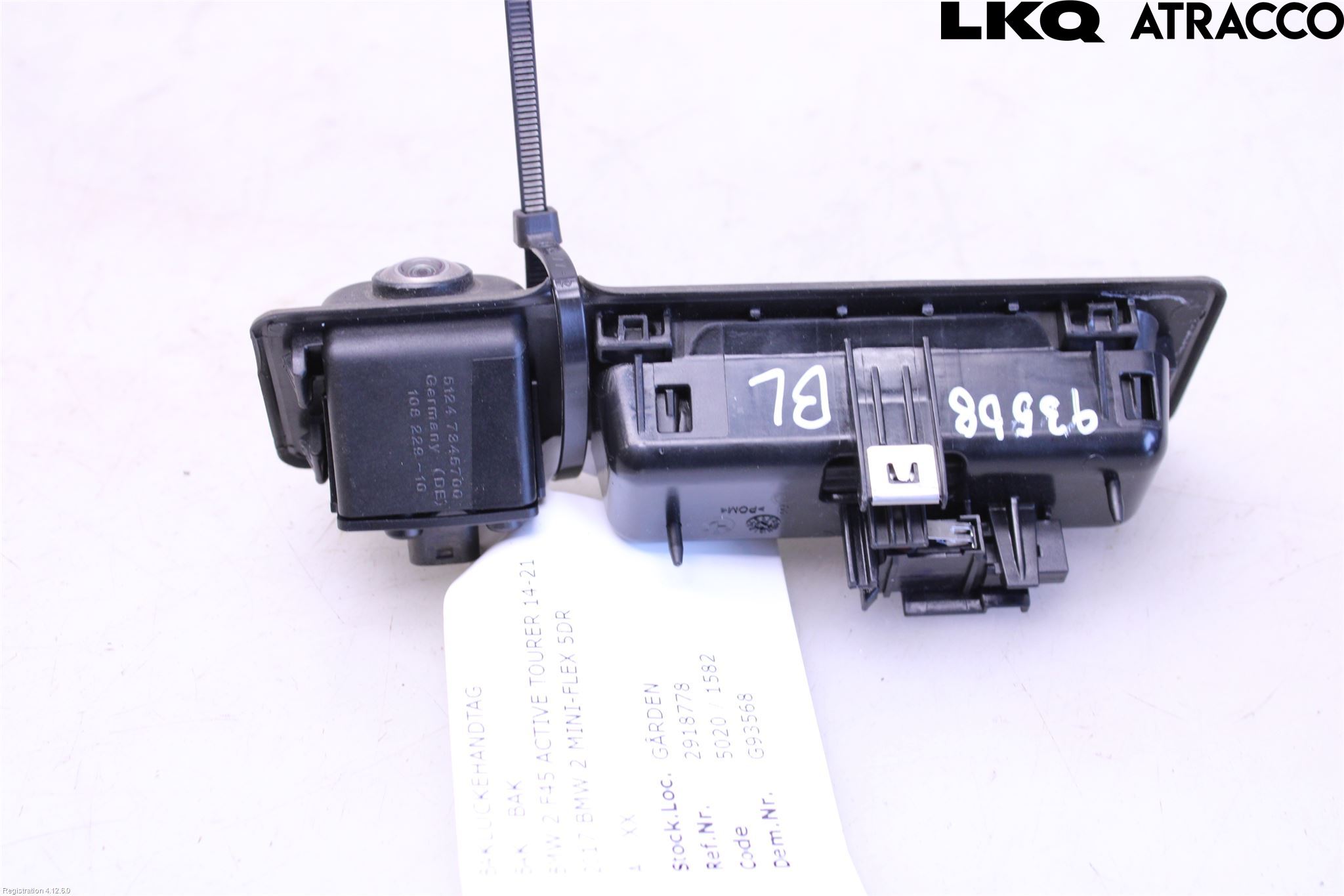 BMW 2 F45 Active Tourer 14-21 Bakluckehandtag