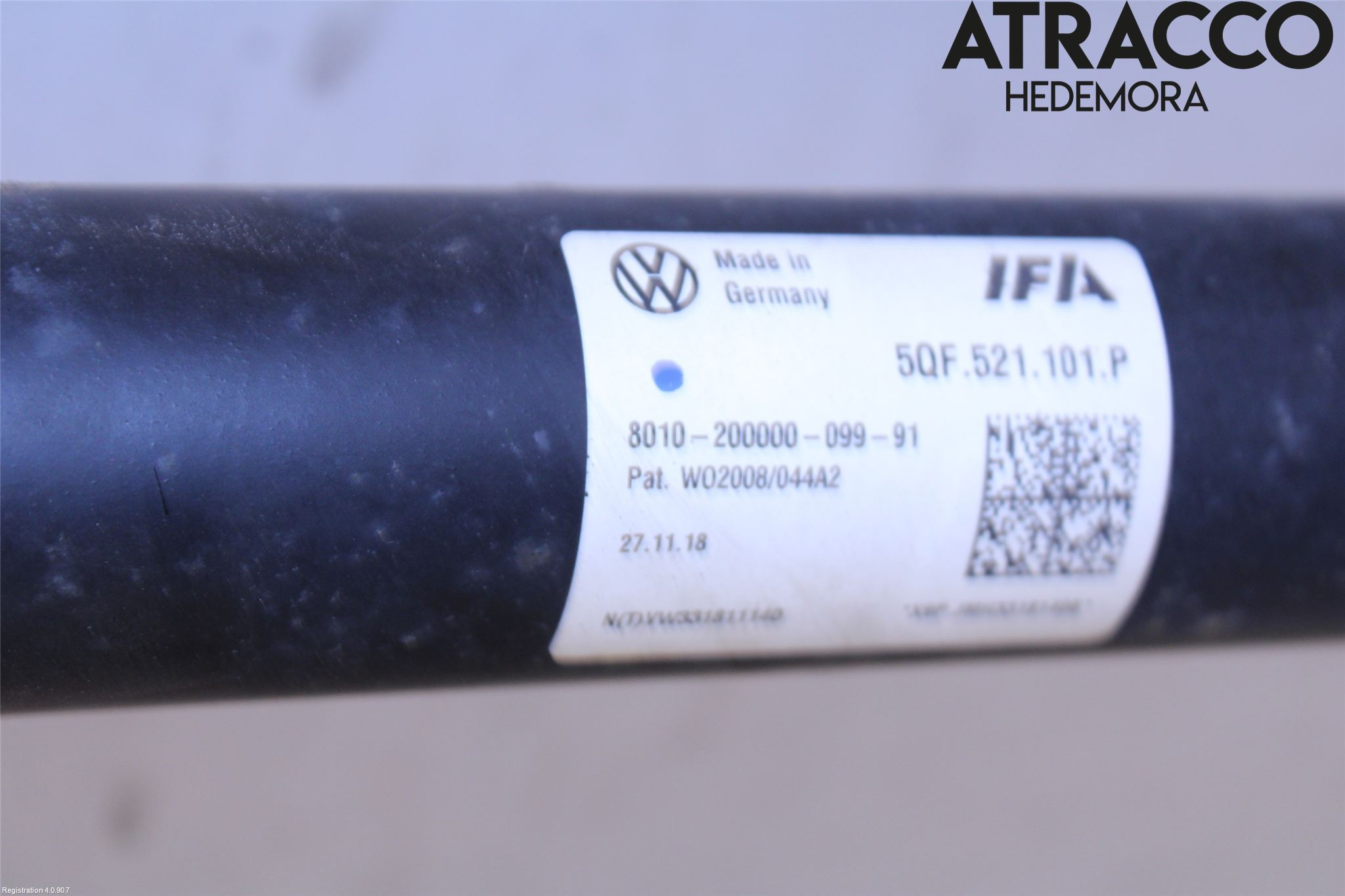 Volkswagen VW TIGUAN 16-24 Mellanaxel Komp