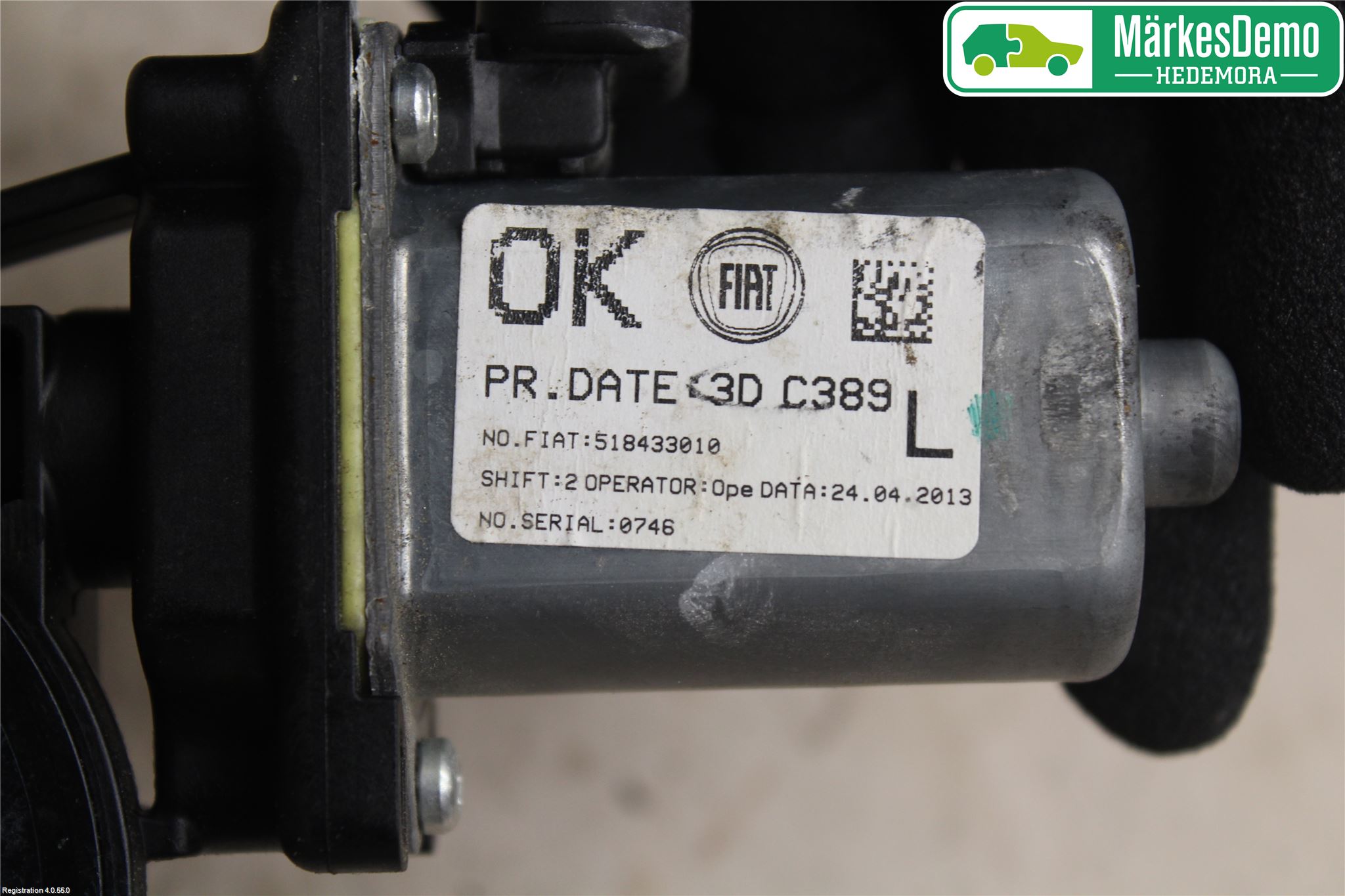 Fiat PANDA 12- Fönsterhiss El Kompl