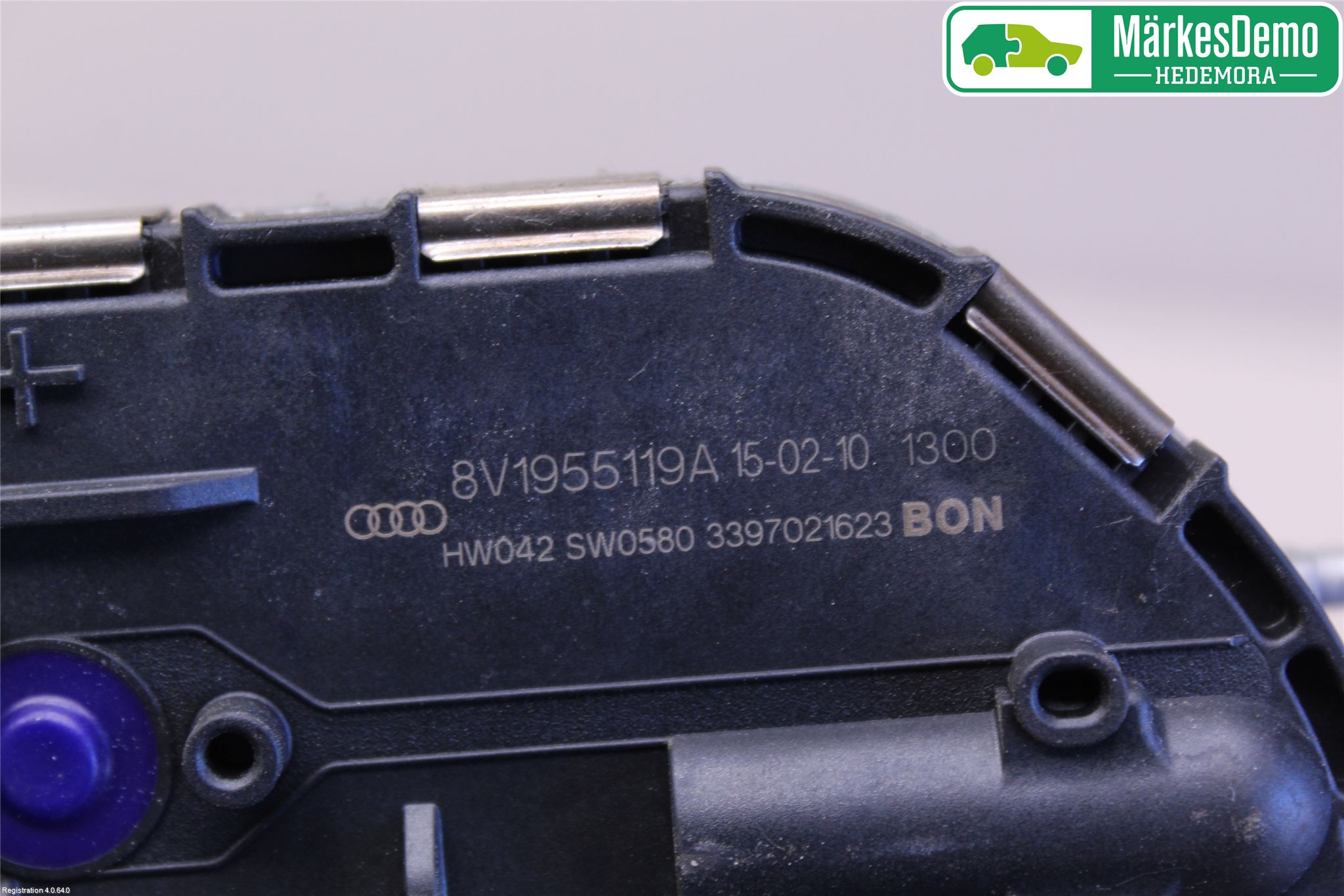 Audi A3/S3 8V 13-20 Torkarmotor Vindruta