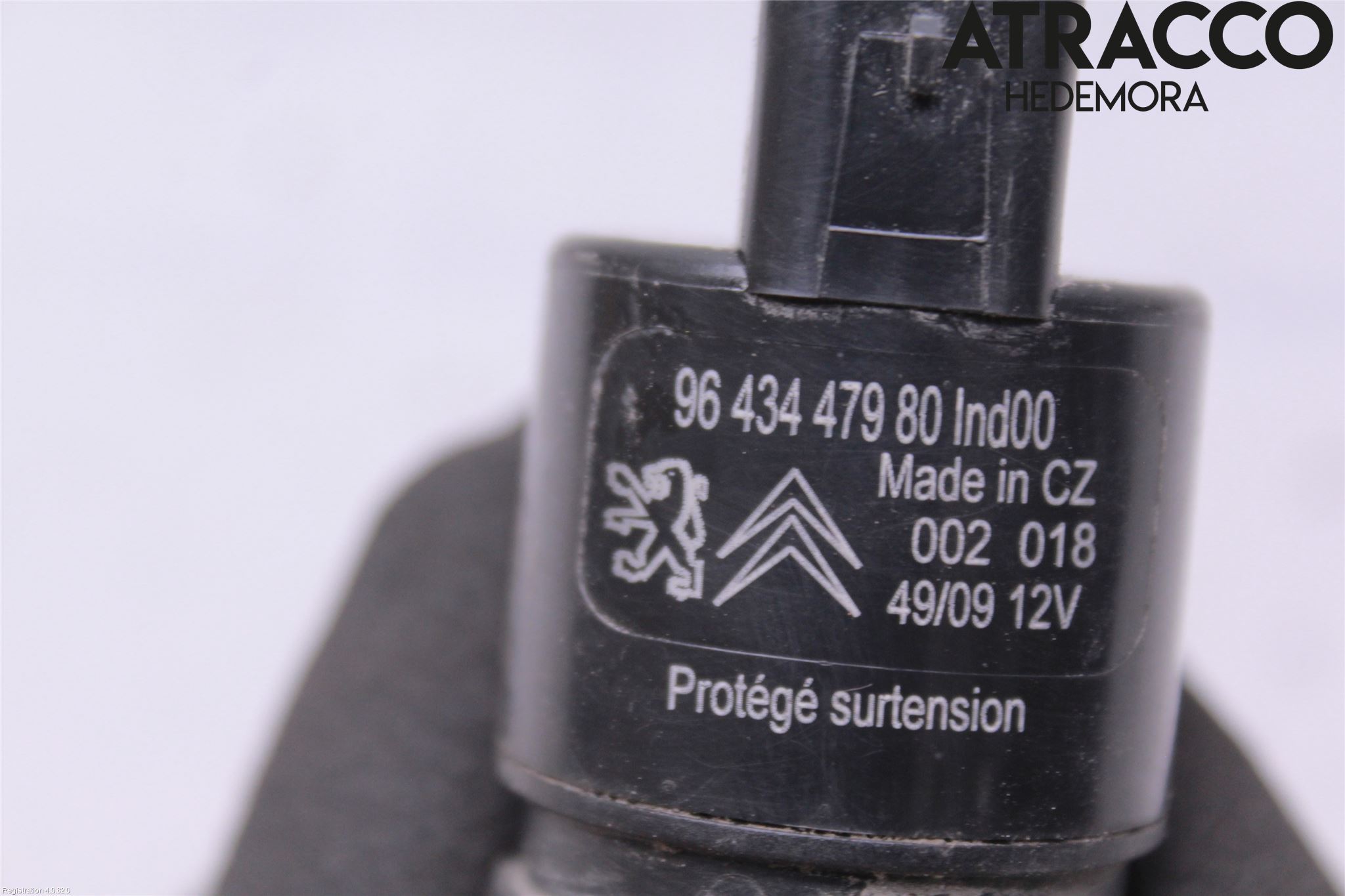 Peugeot 3008 09-16 Spolarpump Vindruta