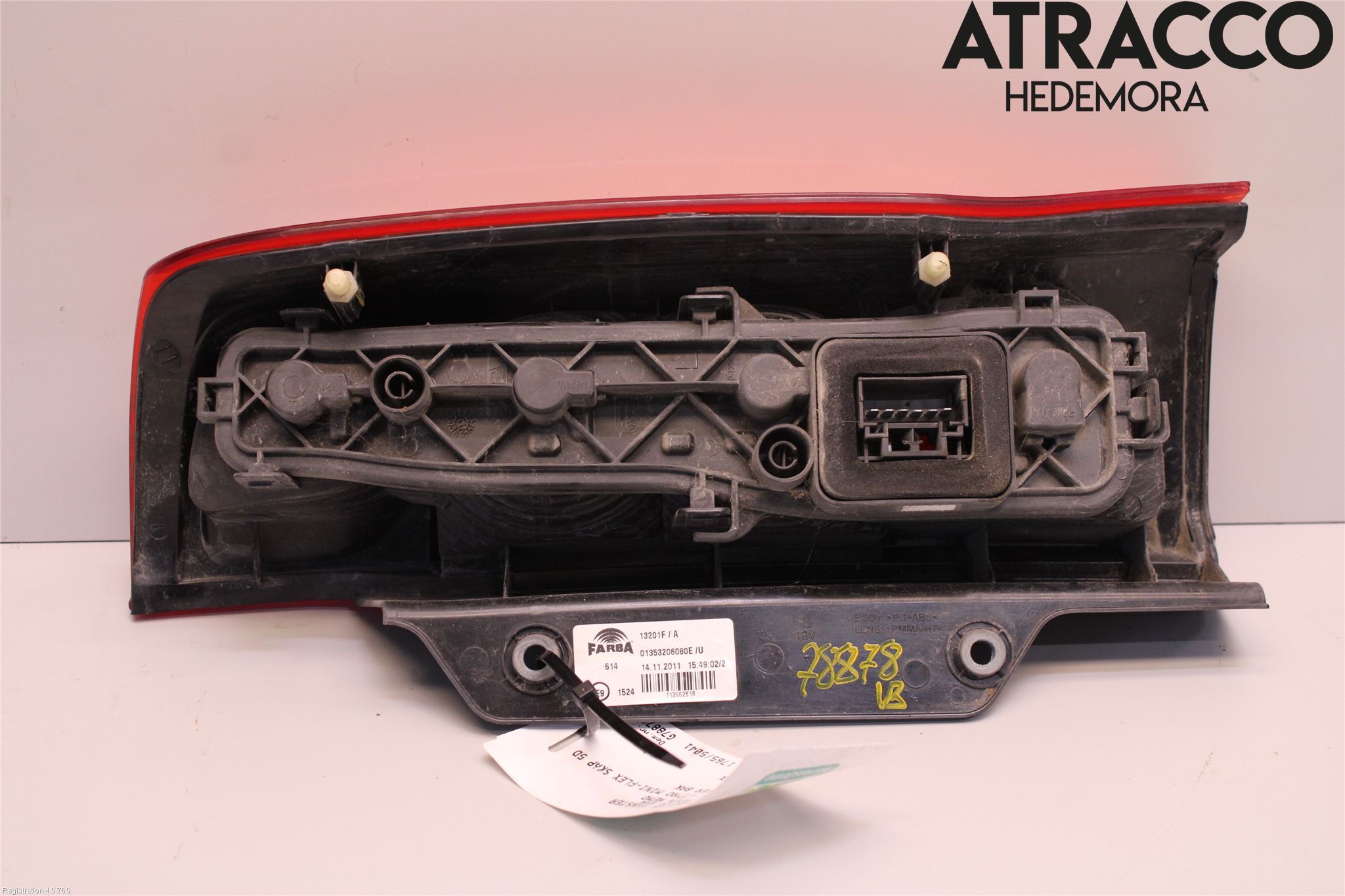 Citroen NEMO Bakljus Vänster