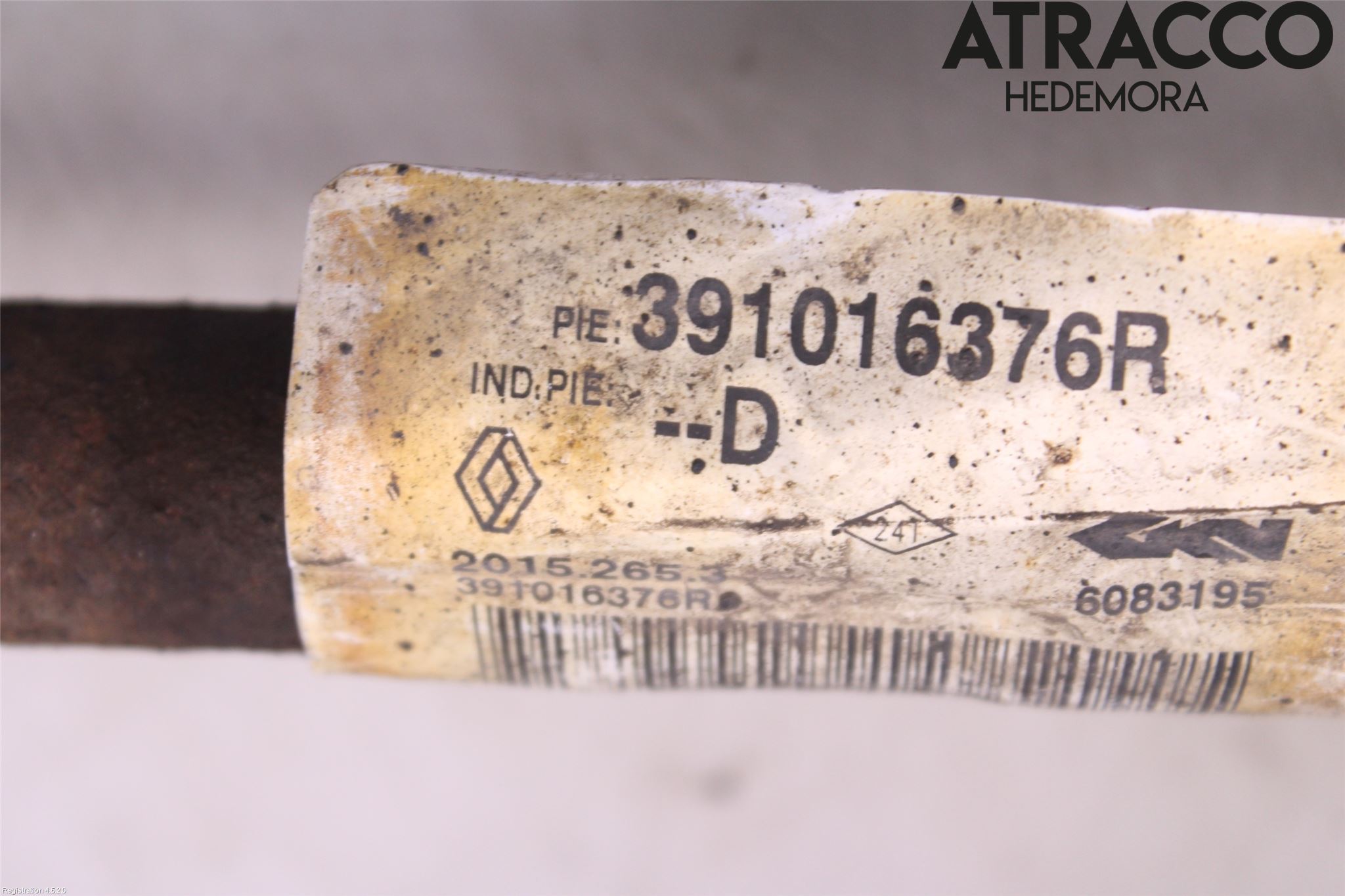 Renault CAPTUR 13-19 Drivaxel Fram Vänster