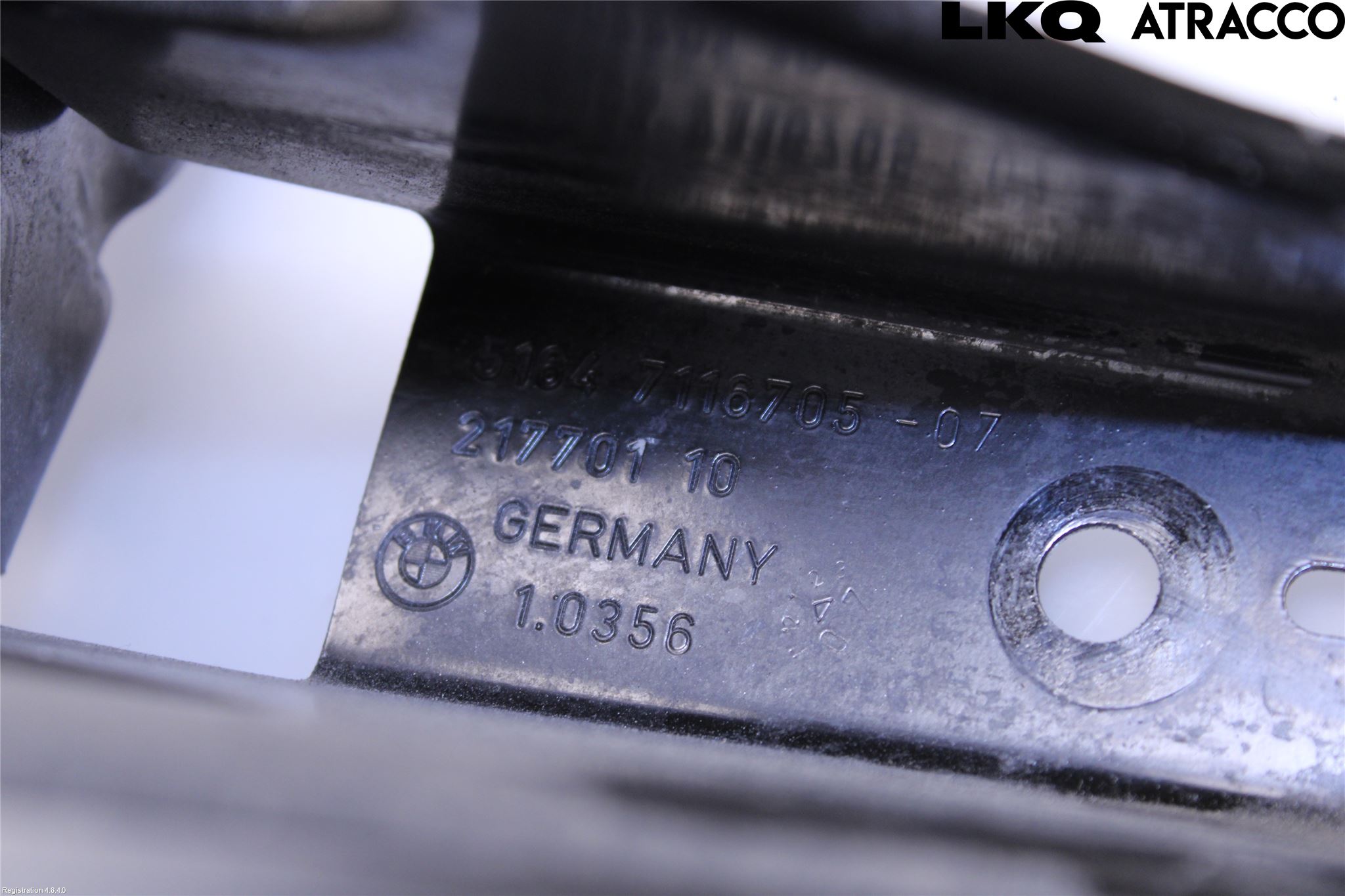 BMW 3 E92/93 Coupé/Cab 05-14 Front Huvlåsplåt-Balk