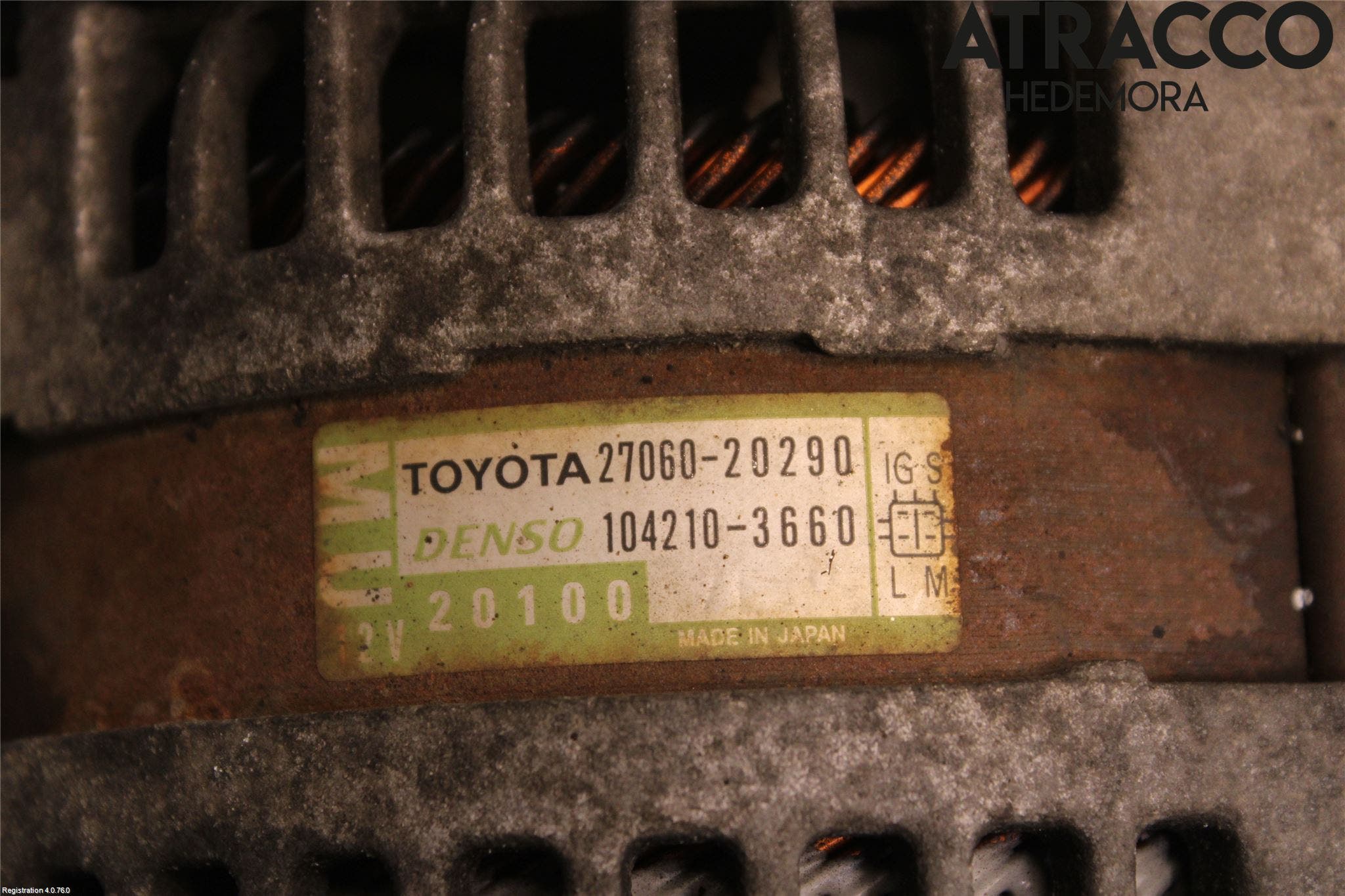 Lexus RX XU30 03-09 Generator