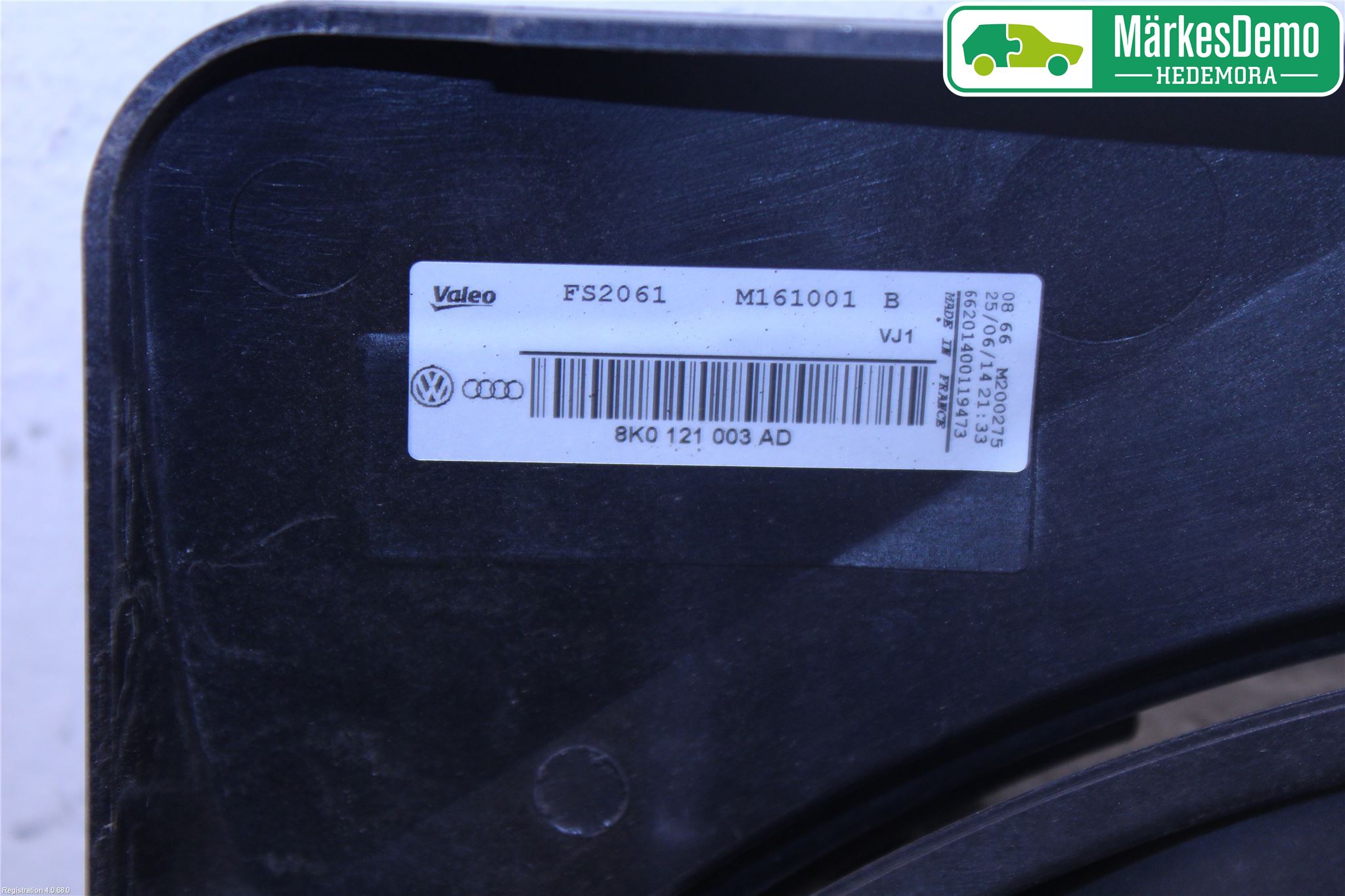 Audi A6/S6 4G 11-18 Kylfläkt El