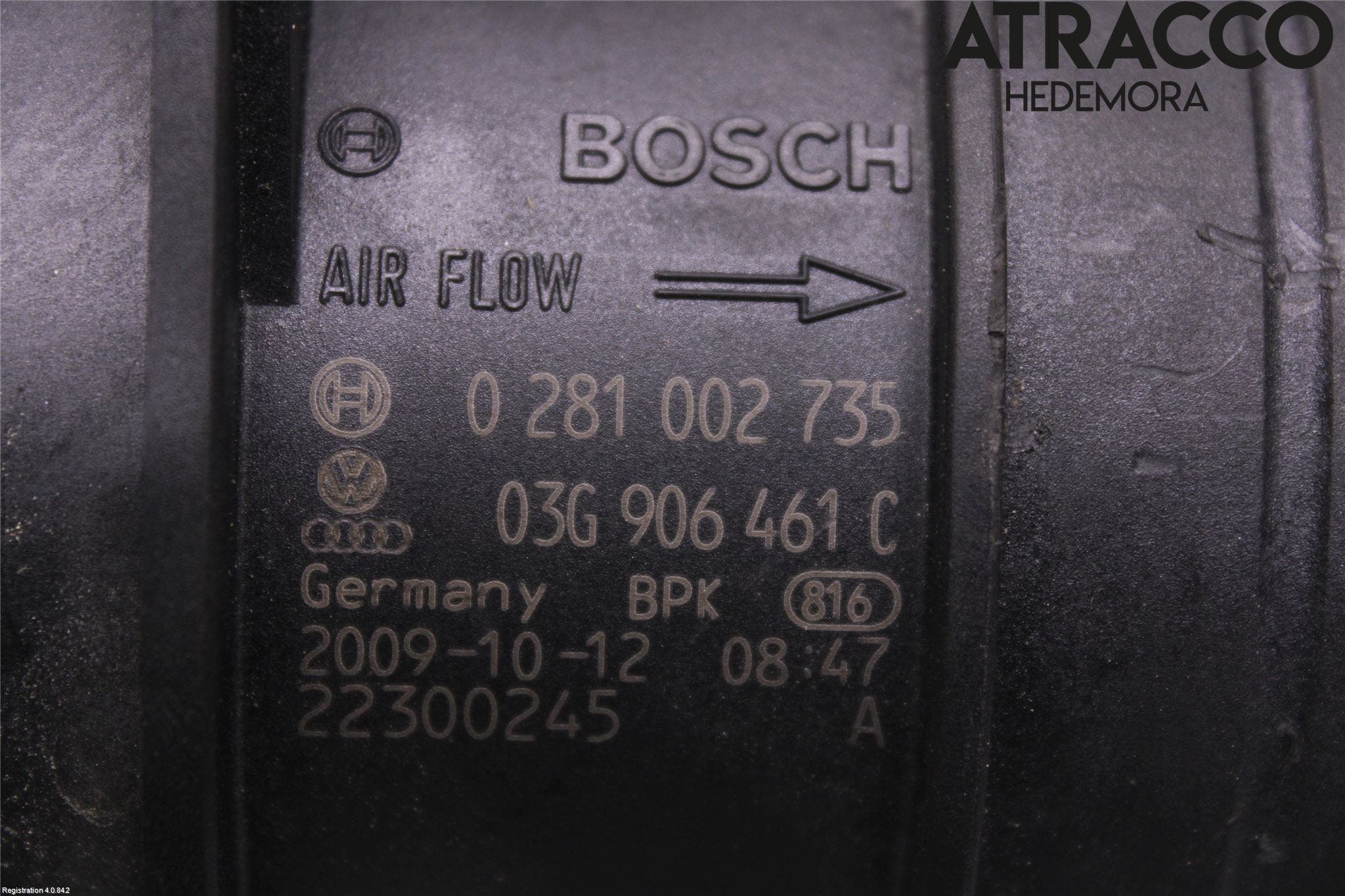 Audi A4/S4 08-11 Injluftmassamätare