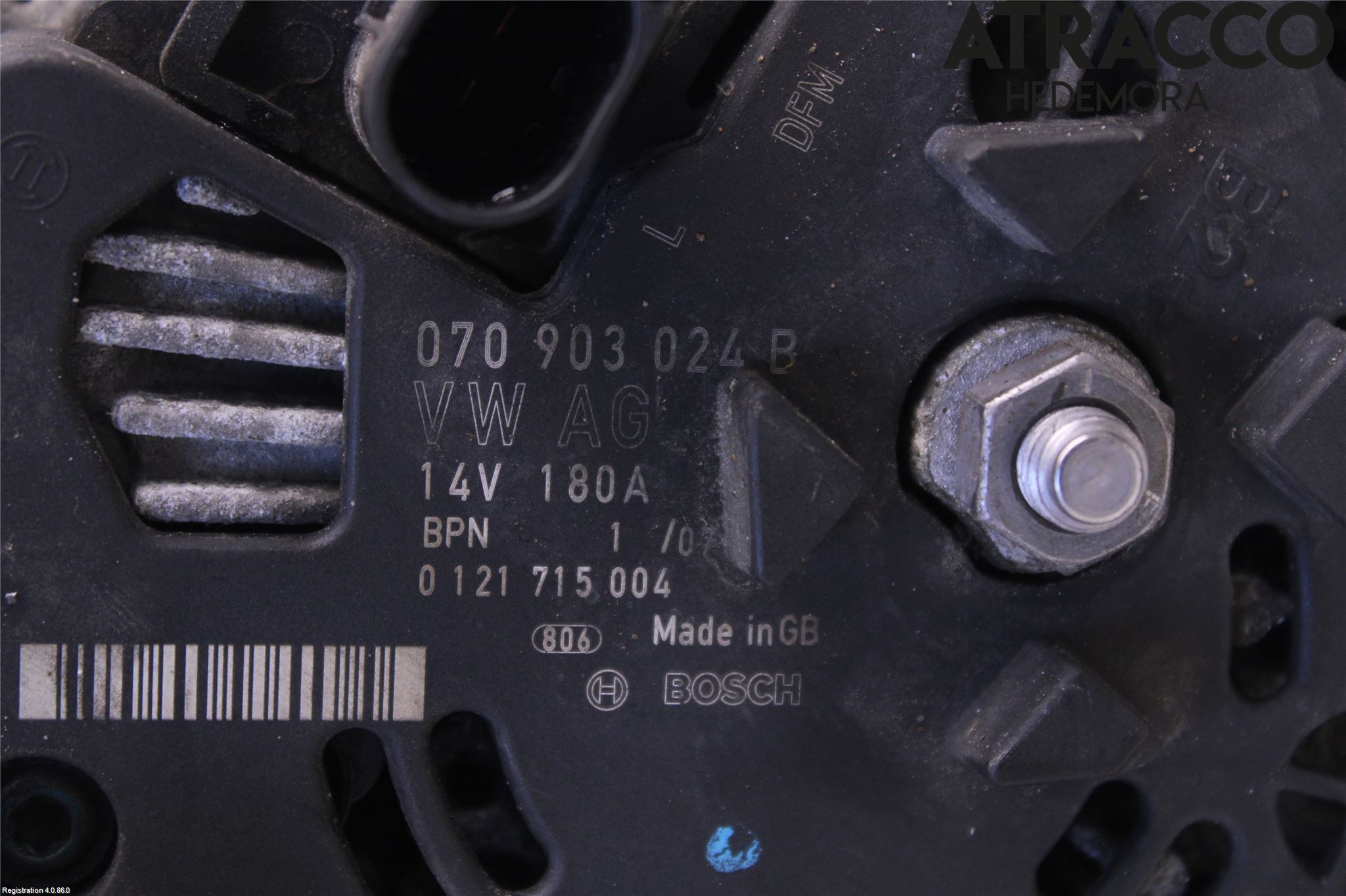 Volkswagen VW TRANSP/CARAVELLE (T5) 04-15 Generator