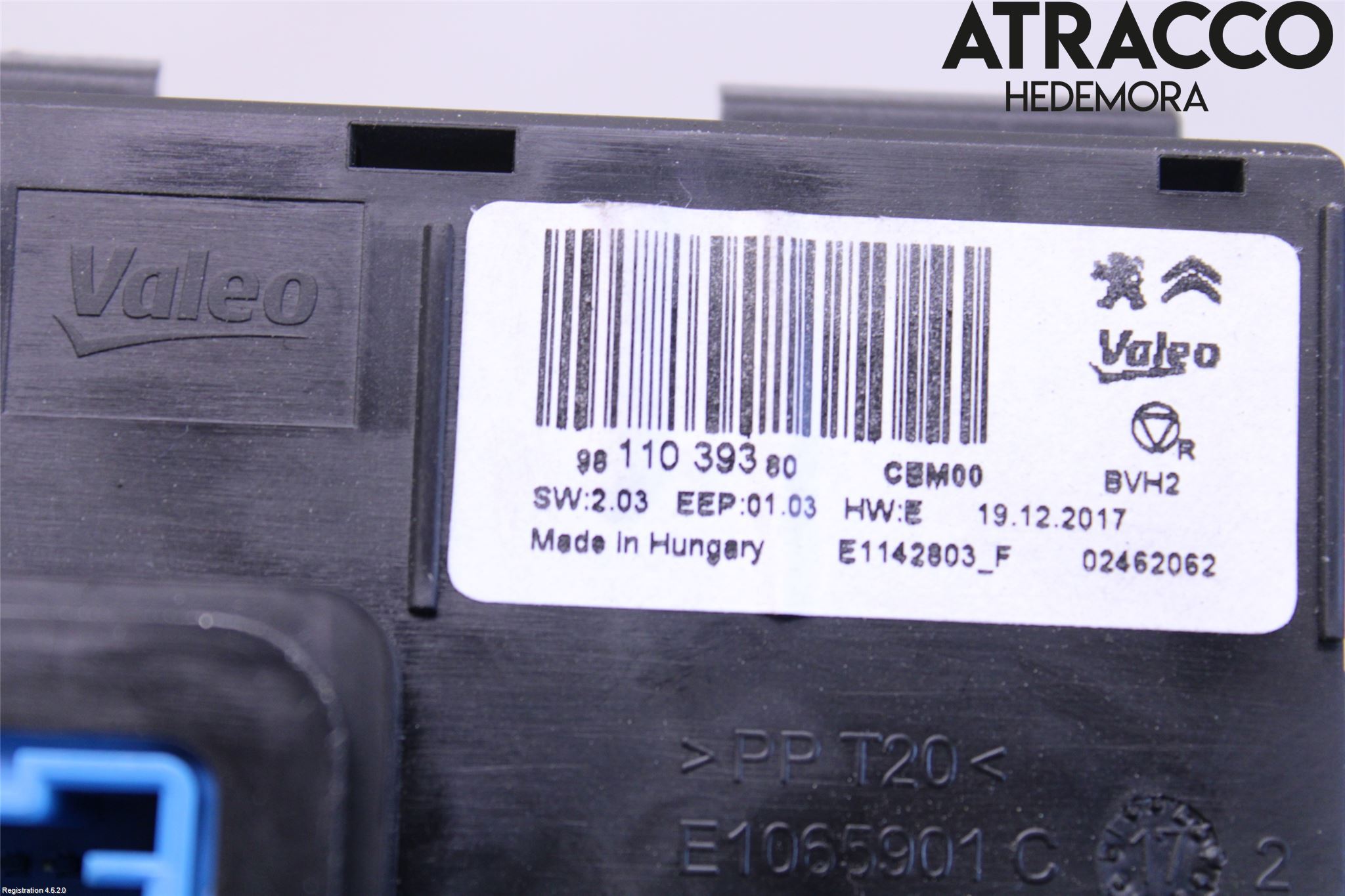 Citroen C4 CACTUS 14-20 Styrenhet CupEvärme