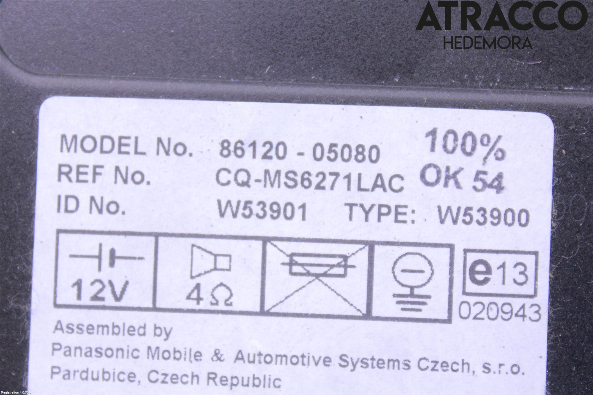 Toyota AVENSIS 03-06 Cd Radio - Multimediapanel