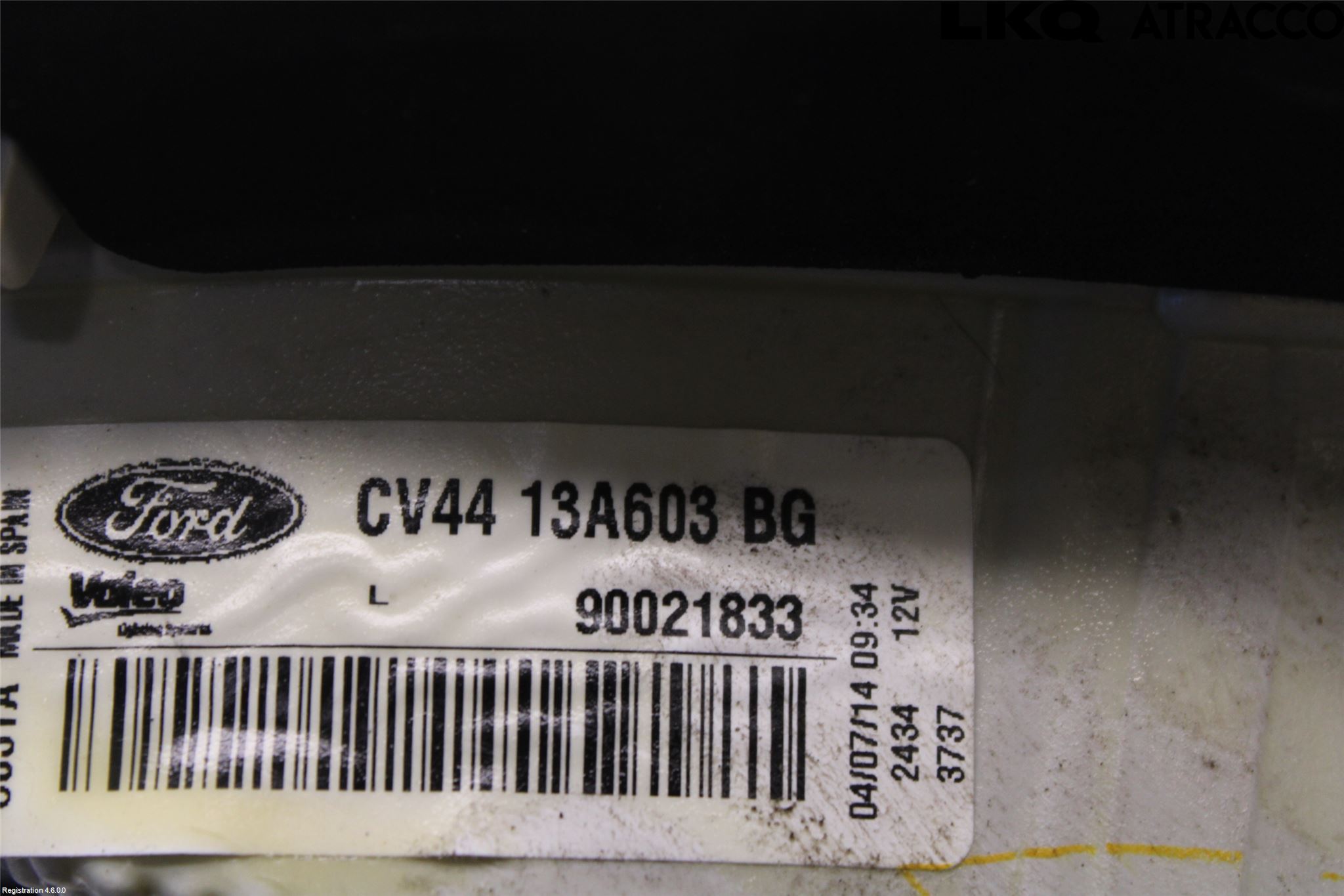 Ford KUGA 13-16 Bakljus Lucka Vä