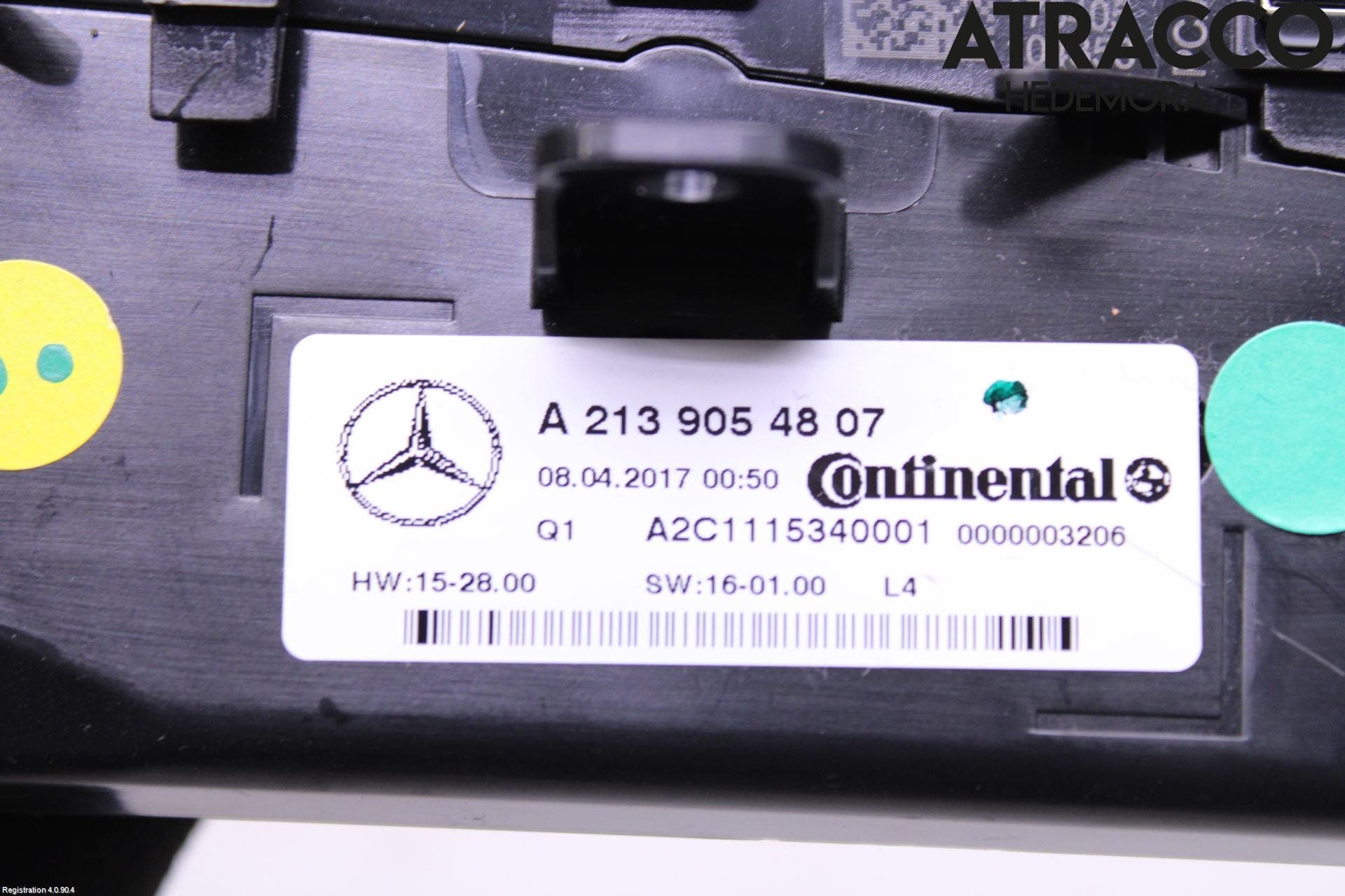Mercedes-Benz MB E-KLASS (W213) 16-23 Ac Styrenhet Ac Manöveren