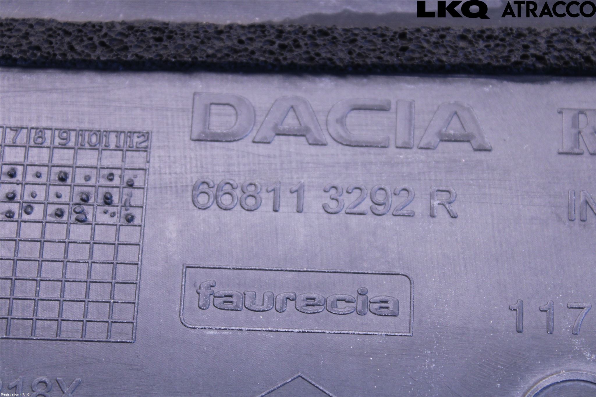 Dacia LOGAN MCV/STEPWAY Torpedplåt-Torpedplast