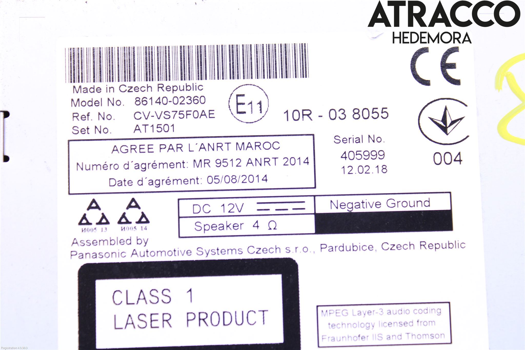 Toyota AURIS 13-19 Cd Radio - Multimediapanel