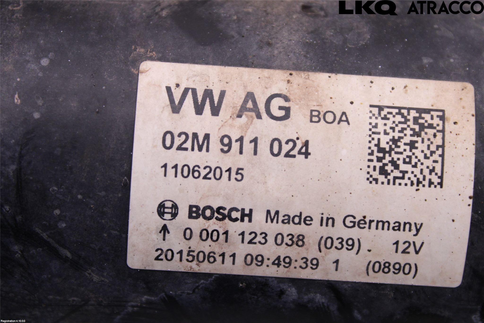 Volkswagen VW CADDY 11-15 Startmotor Diesel