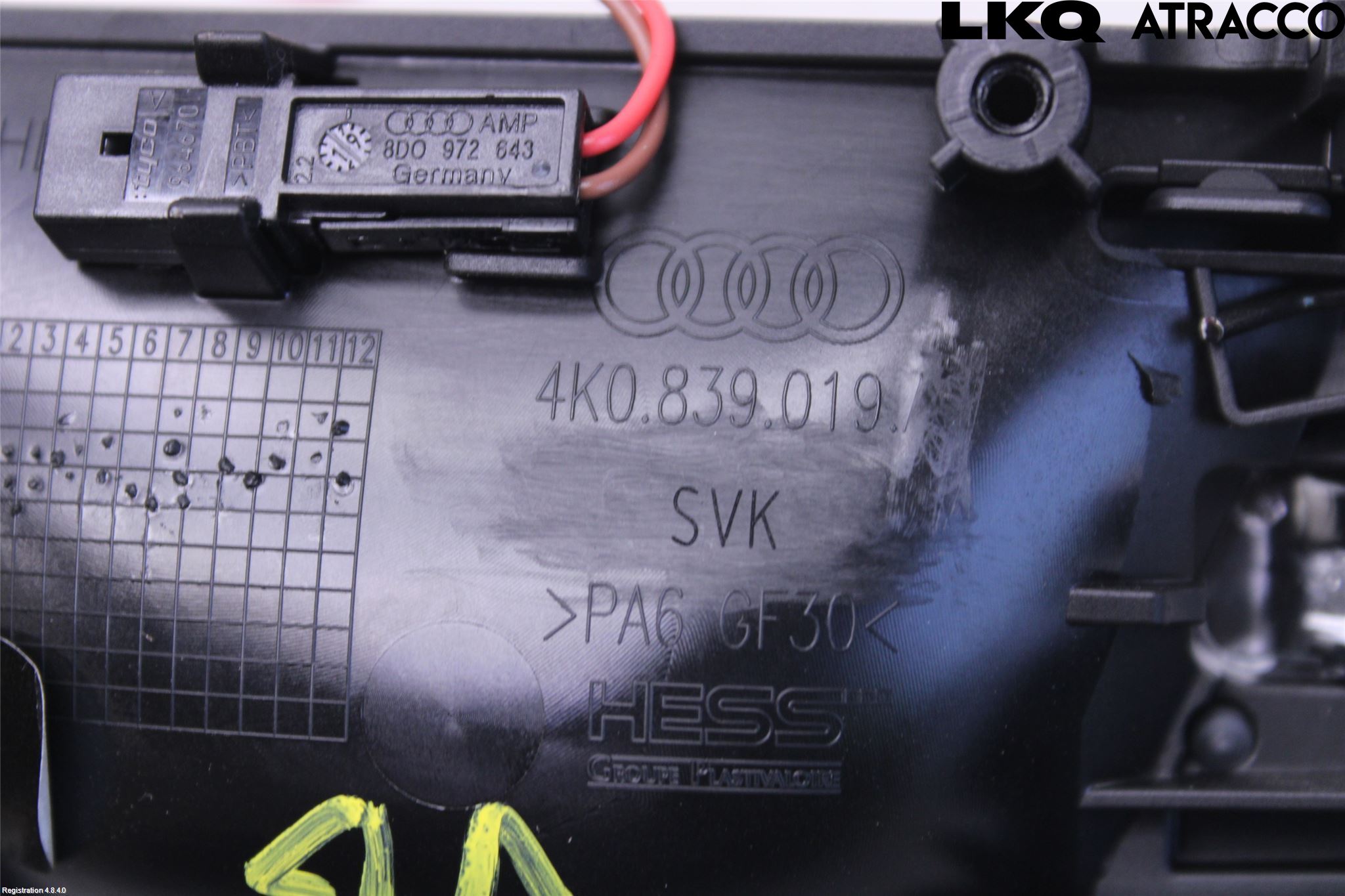 Audi A6 F2/C8 19- Dörrhandtag Inre Vä