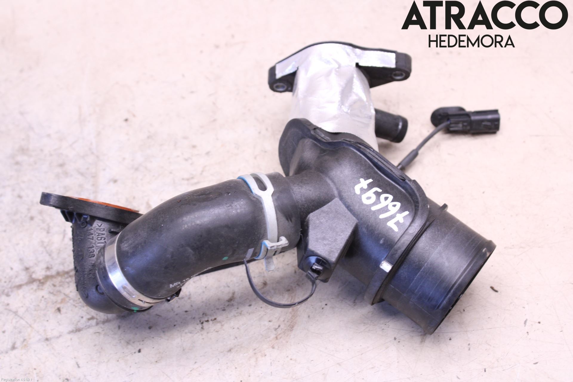 Nissan QASHQAI 14-17 Laddluft-Intercoolerrör