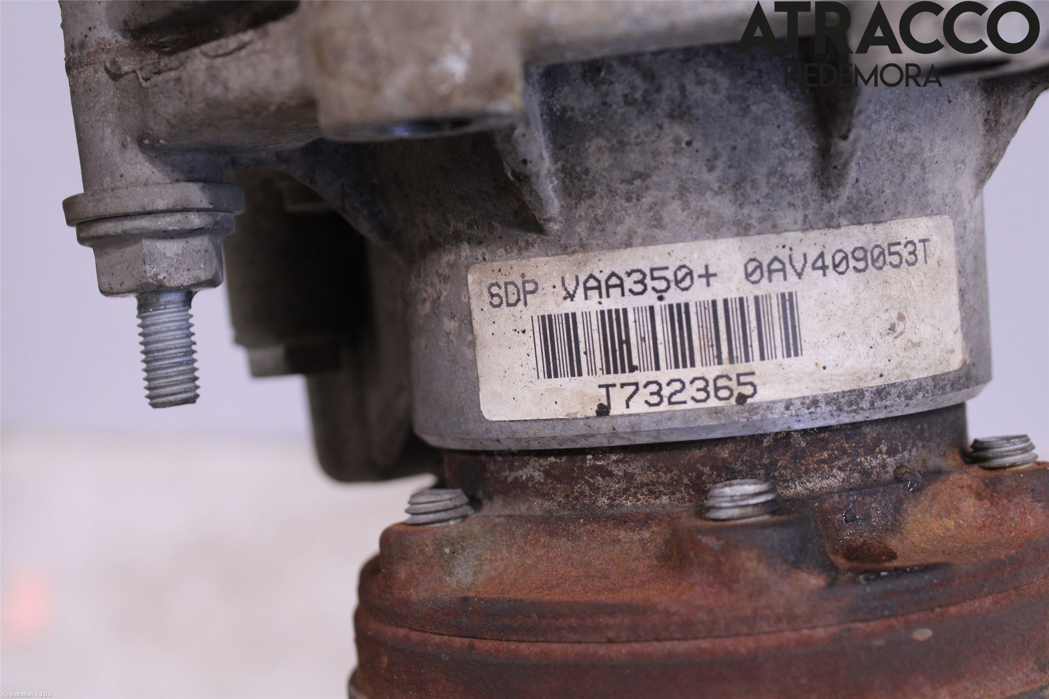 Volkswagen VW PASSAT 11-14 Framvagn Diffrential