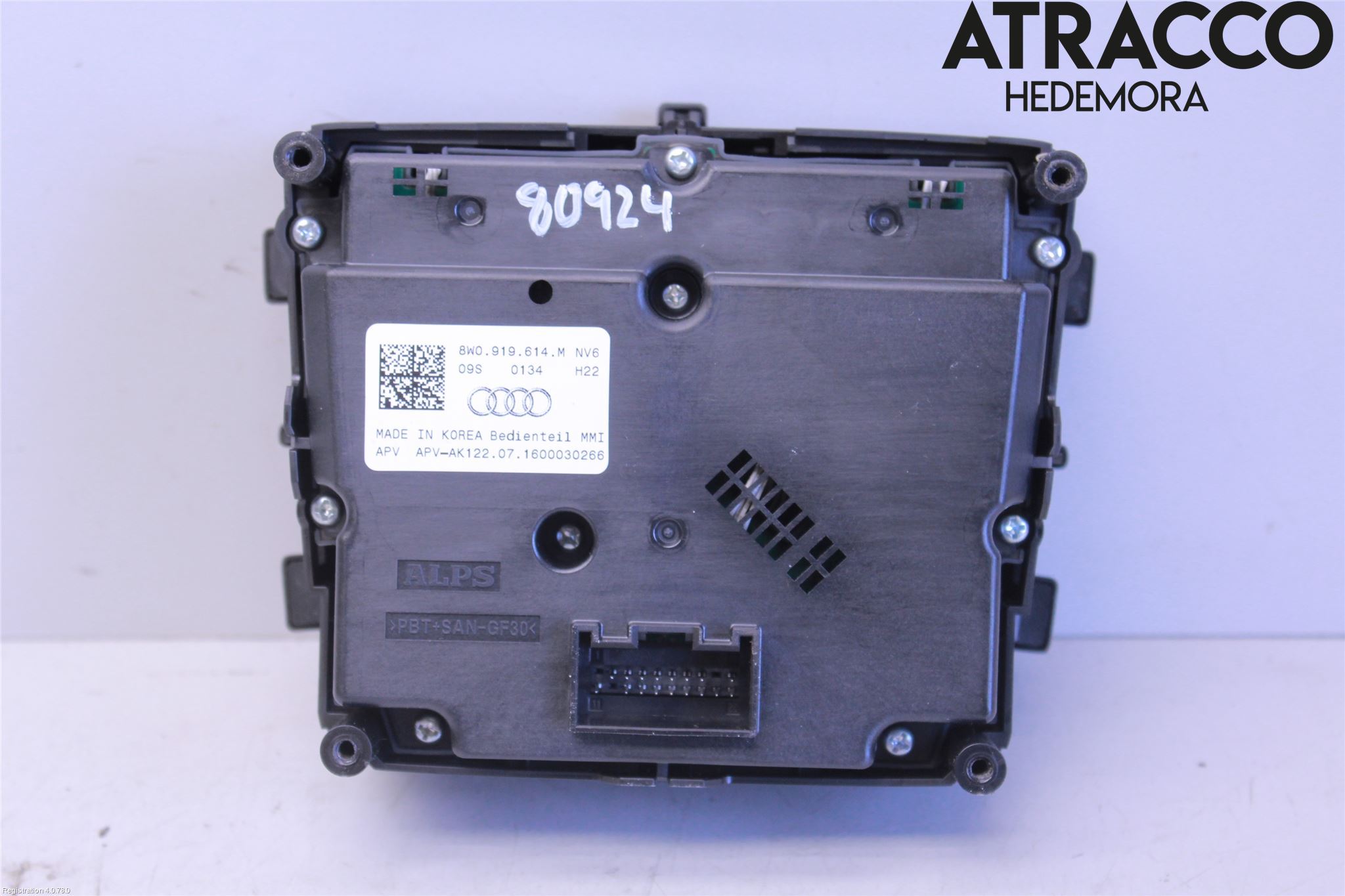 Audi A4/S4 B9 16-19 Strömställare Multifunktion