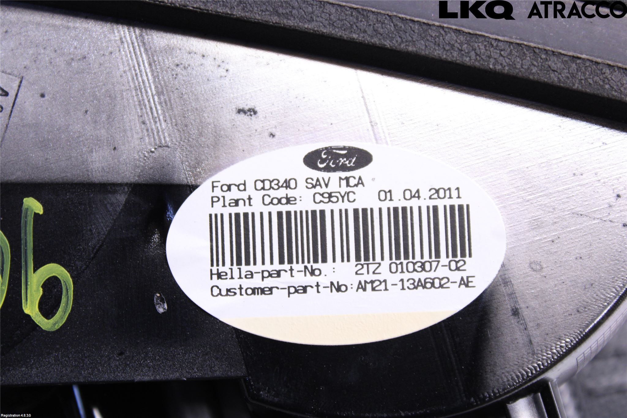 Ford S-MAX 06-15 Bakljus Lucka Hö